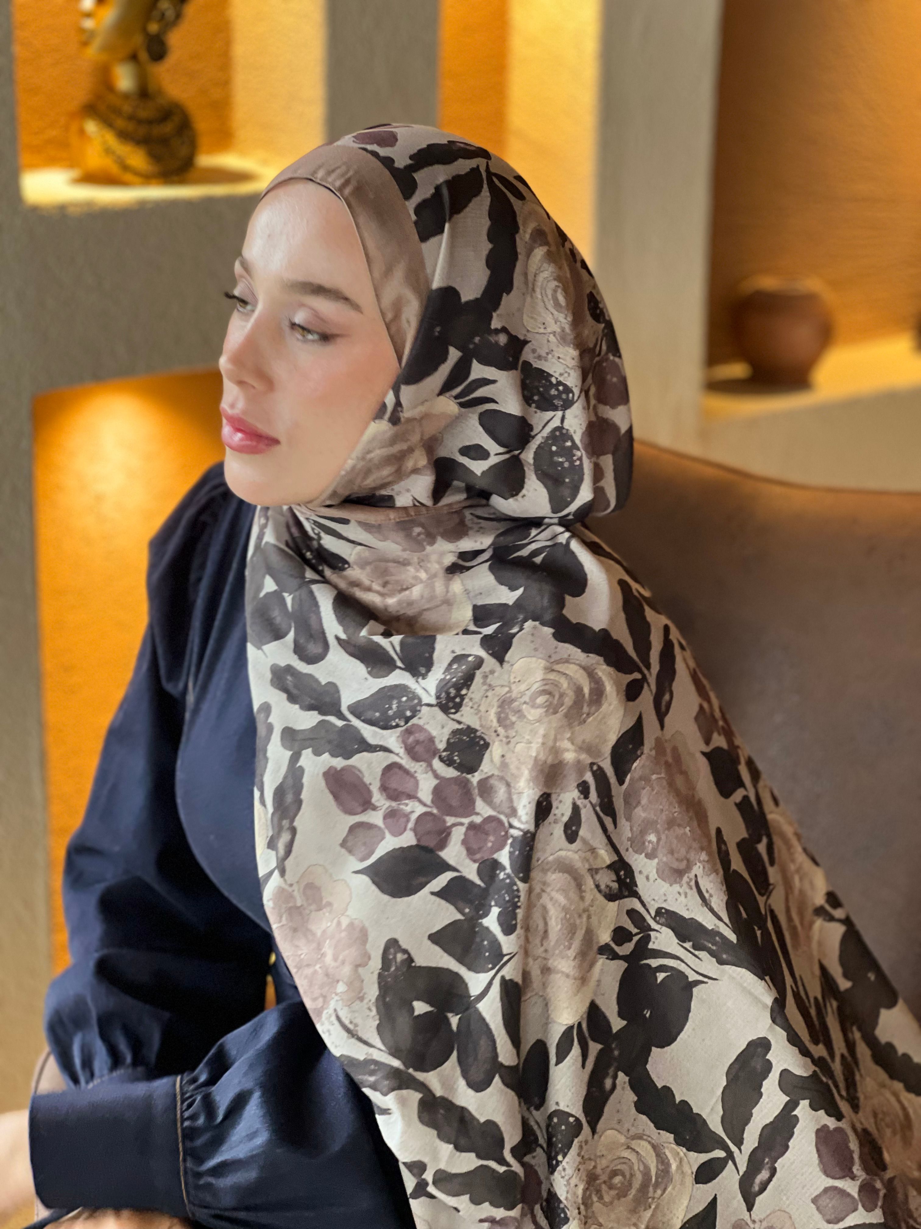Verd Desen Lina Şal