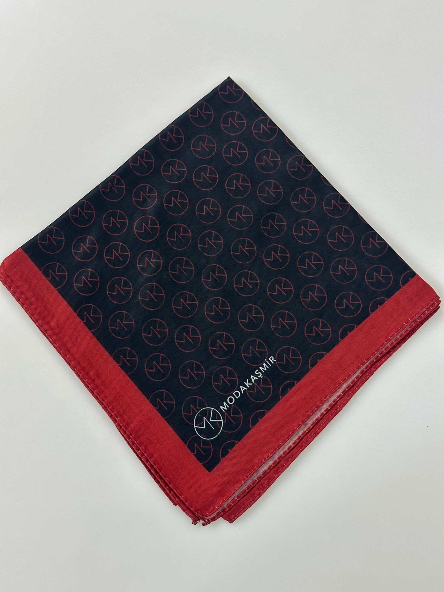 MONOGRAM MK DESEN EŞARP - Bordo