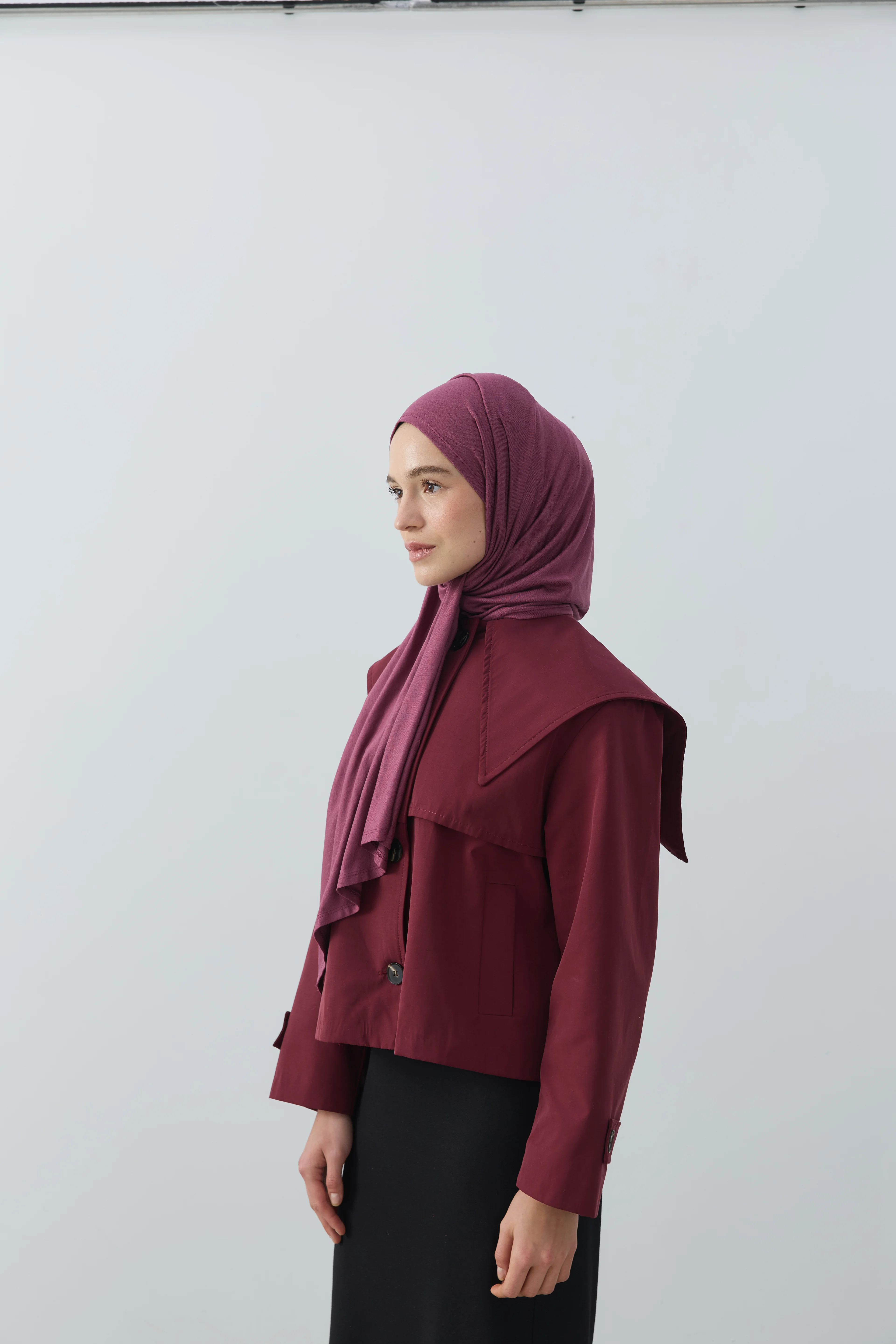 Penye Şal - Gül Kurusu