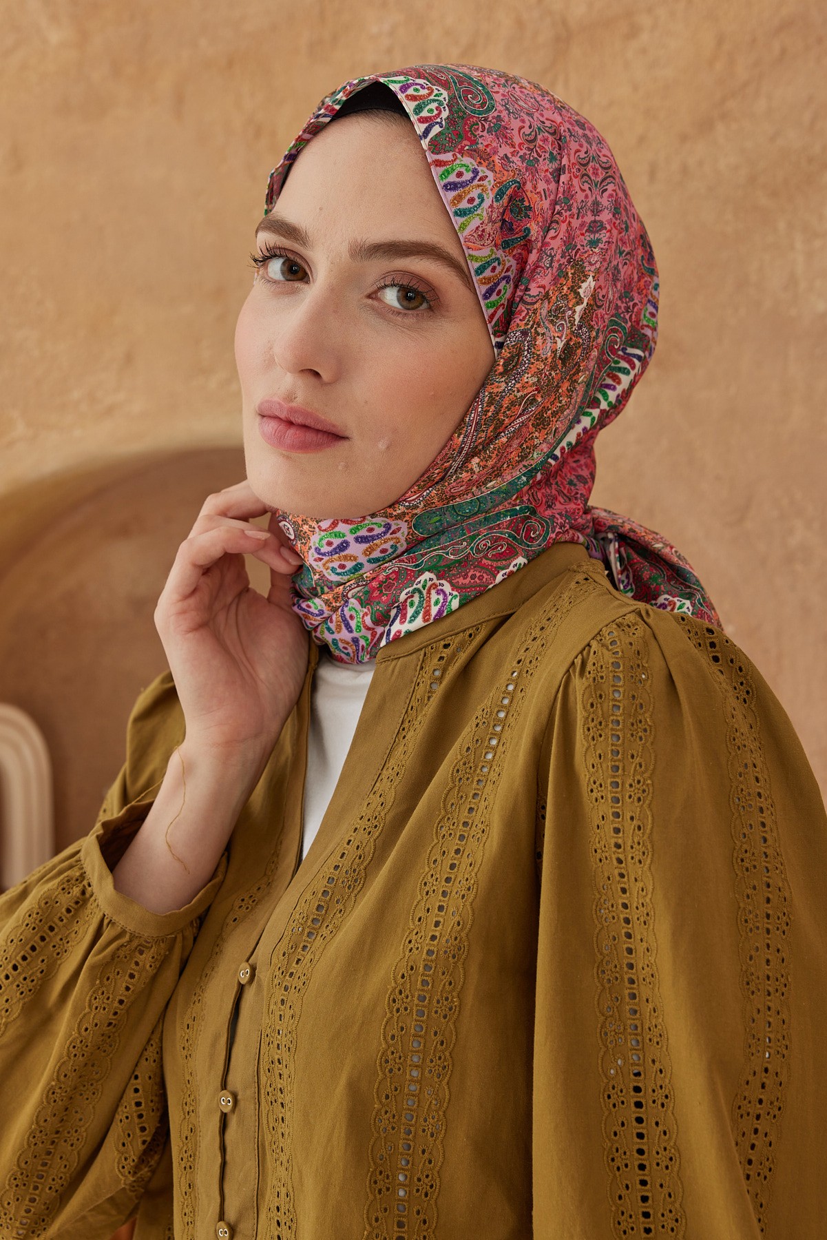 İpeksi Şal Ethnic Desen