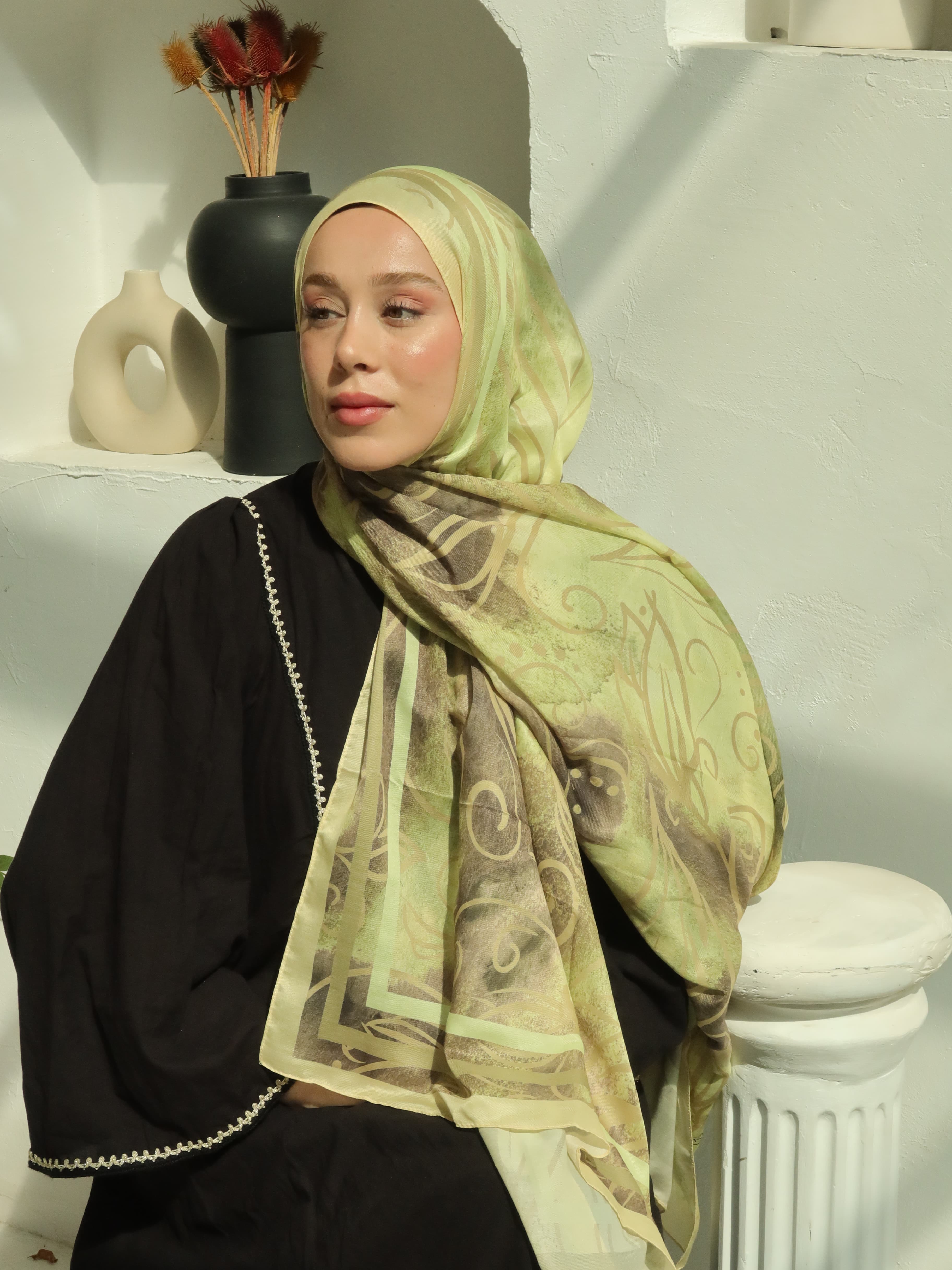Pietra Desen Pamuk Şal