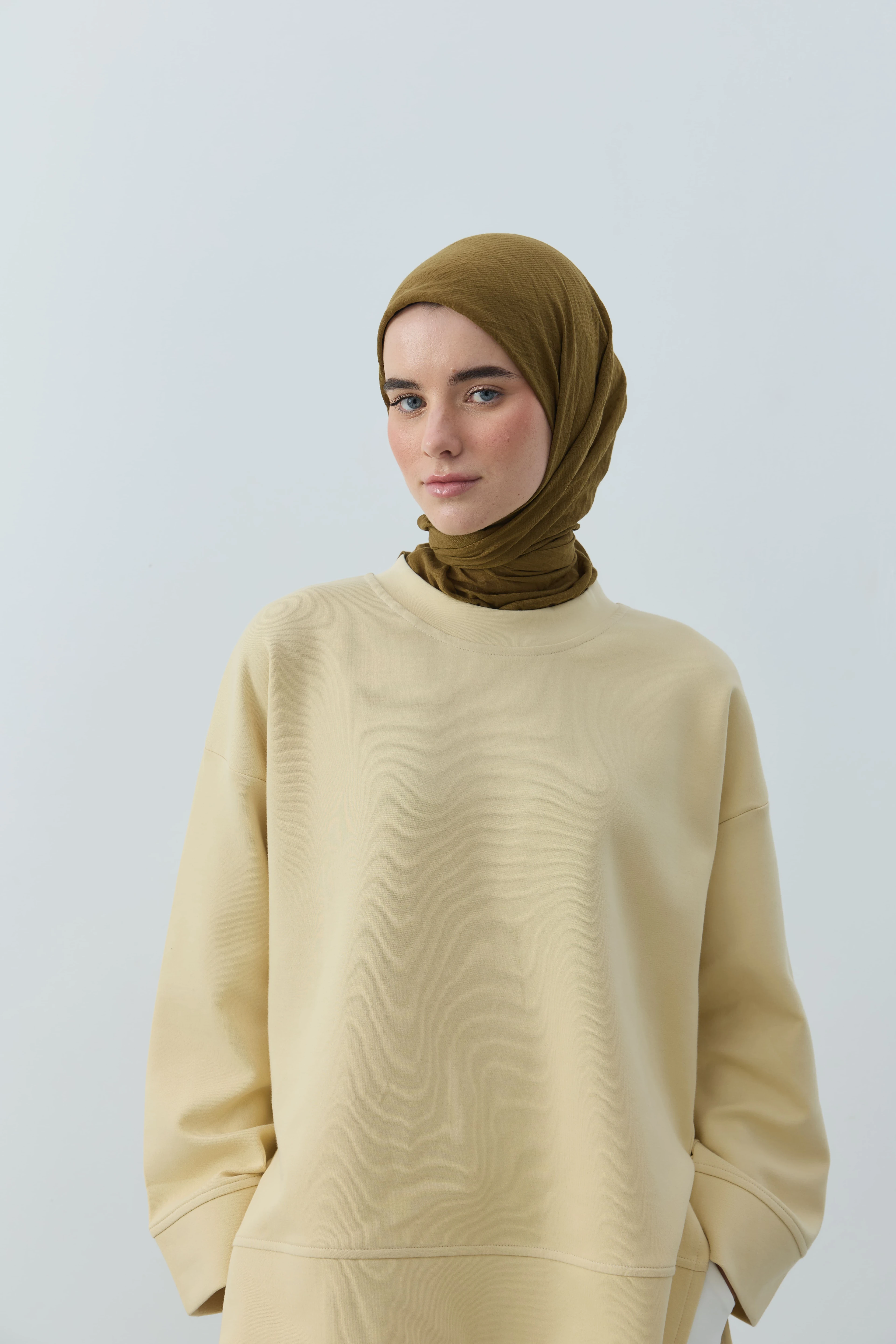 Aya Serisi Eşarp - Koyu Bronz