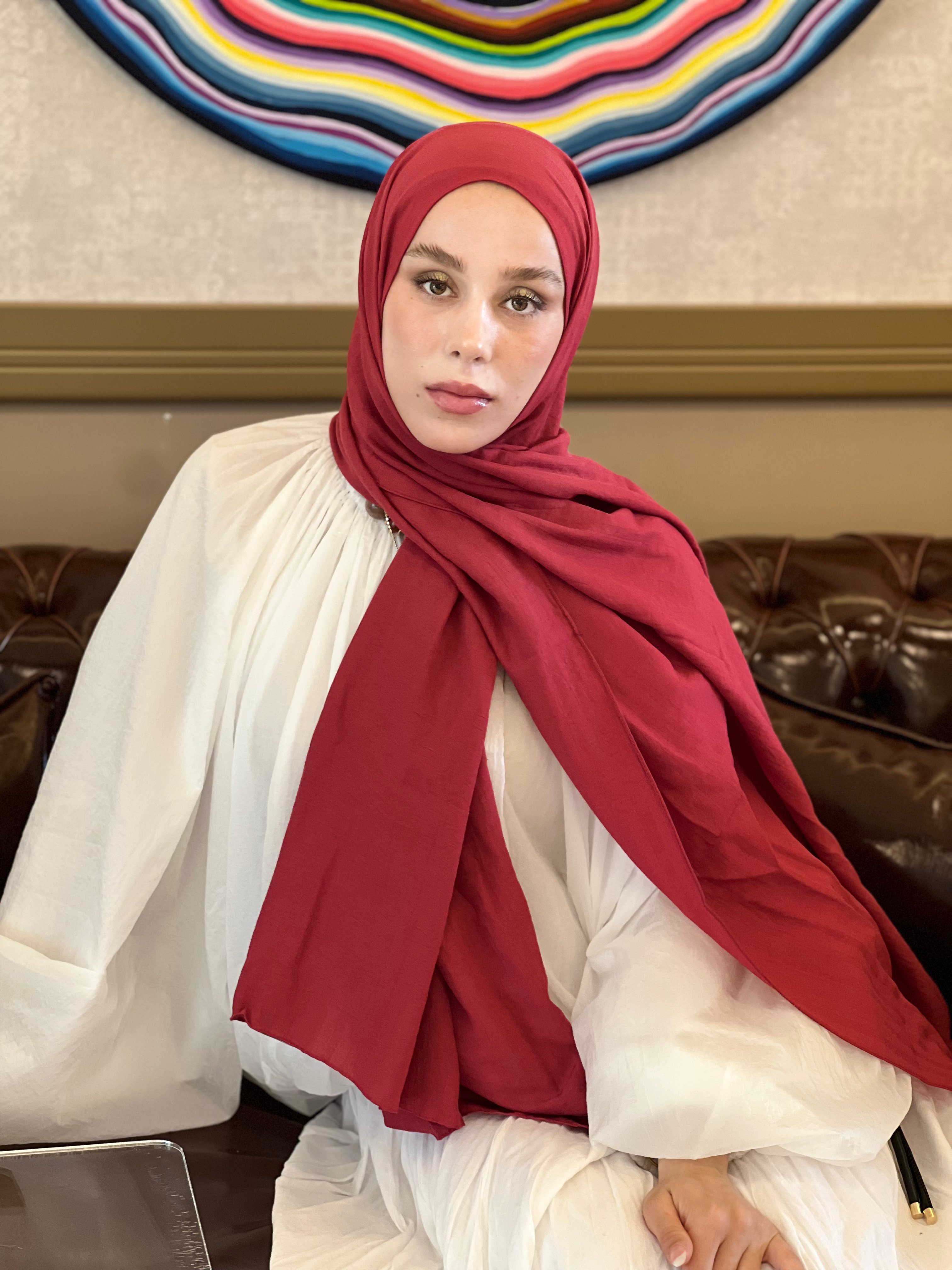 Noi Line Şal - Vişne
