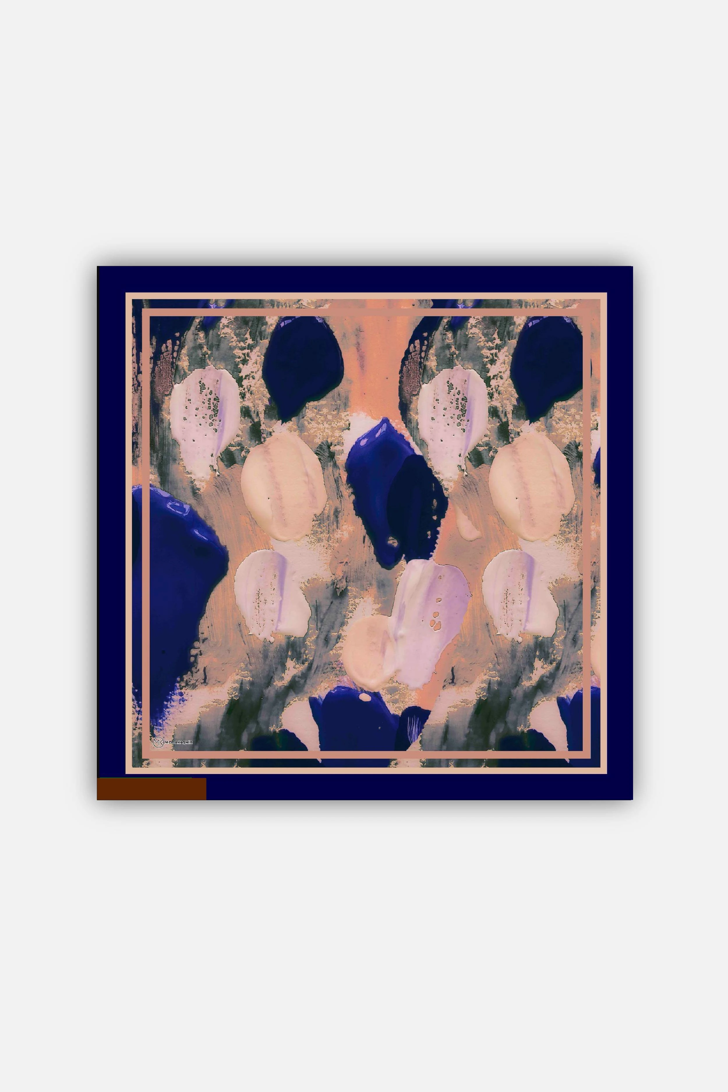 Lymera Desen Lina Eşarp - Lacivert