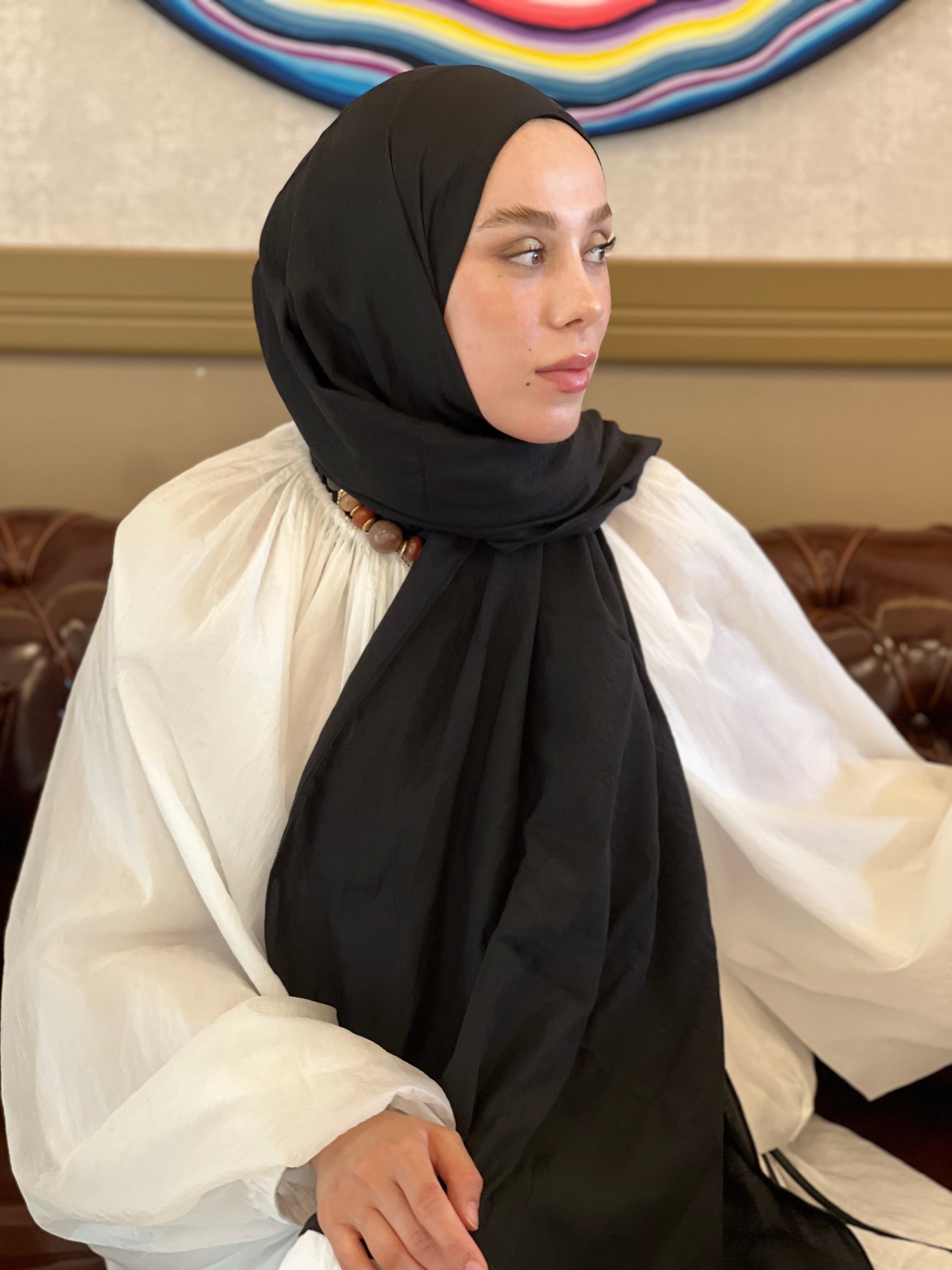 Noi Line Şal - Siyah