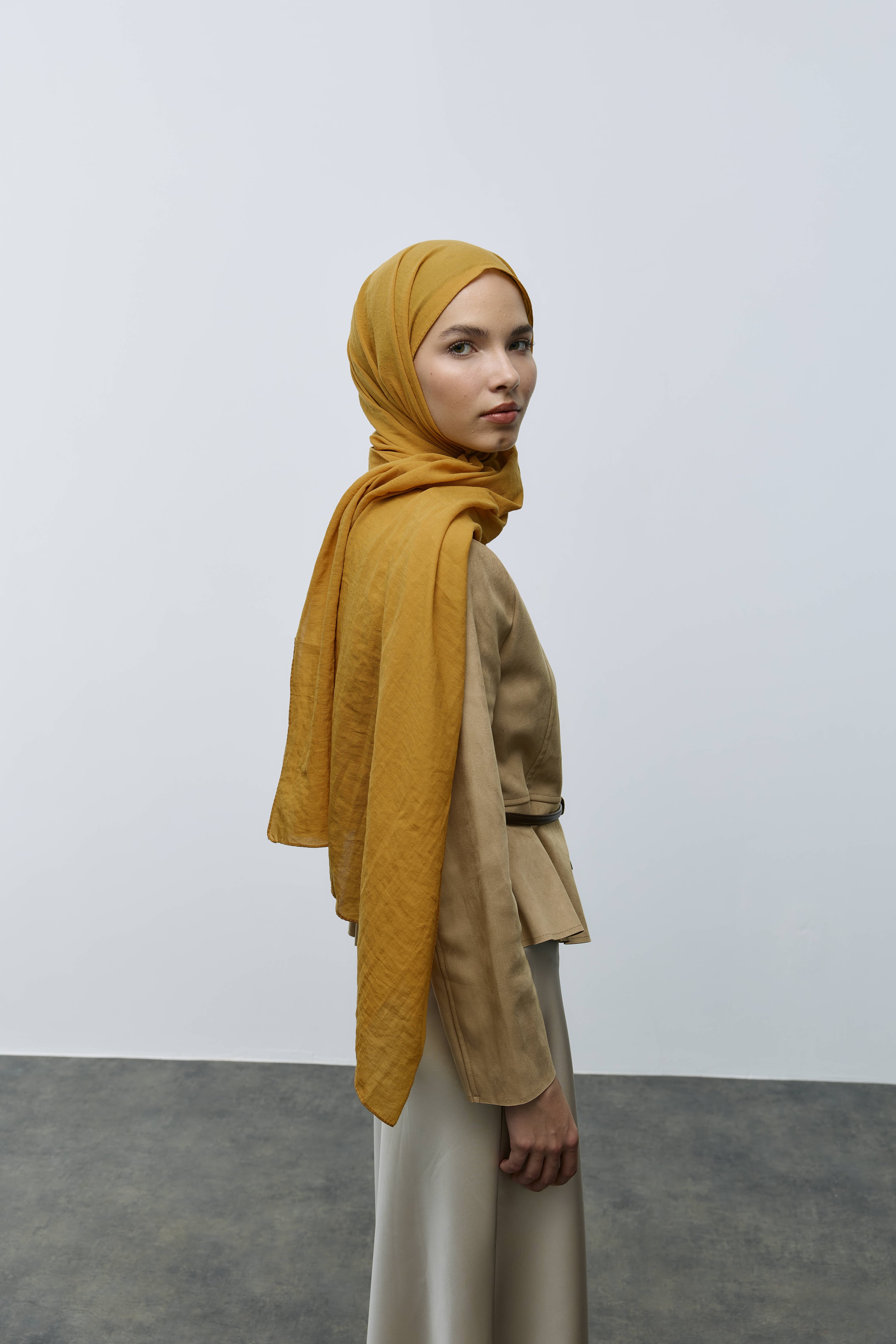 Krash Cotton Shawl - Pumpkin