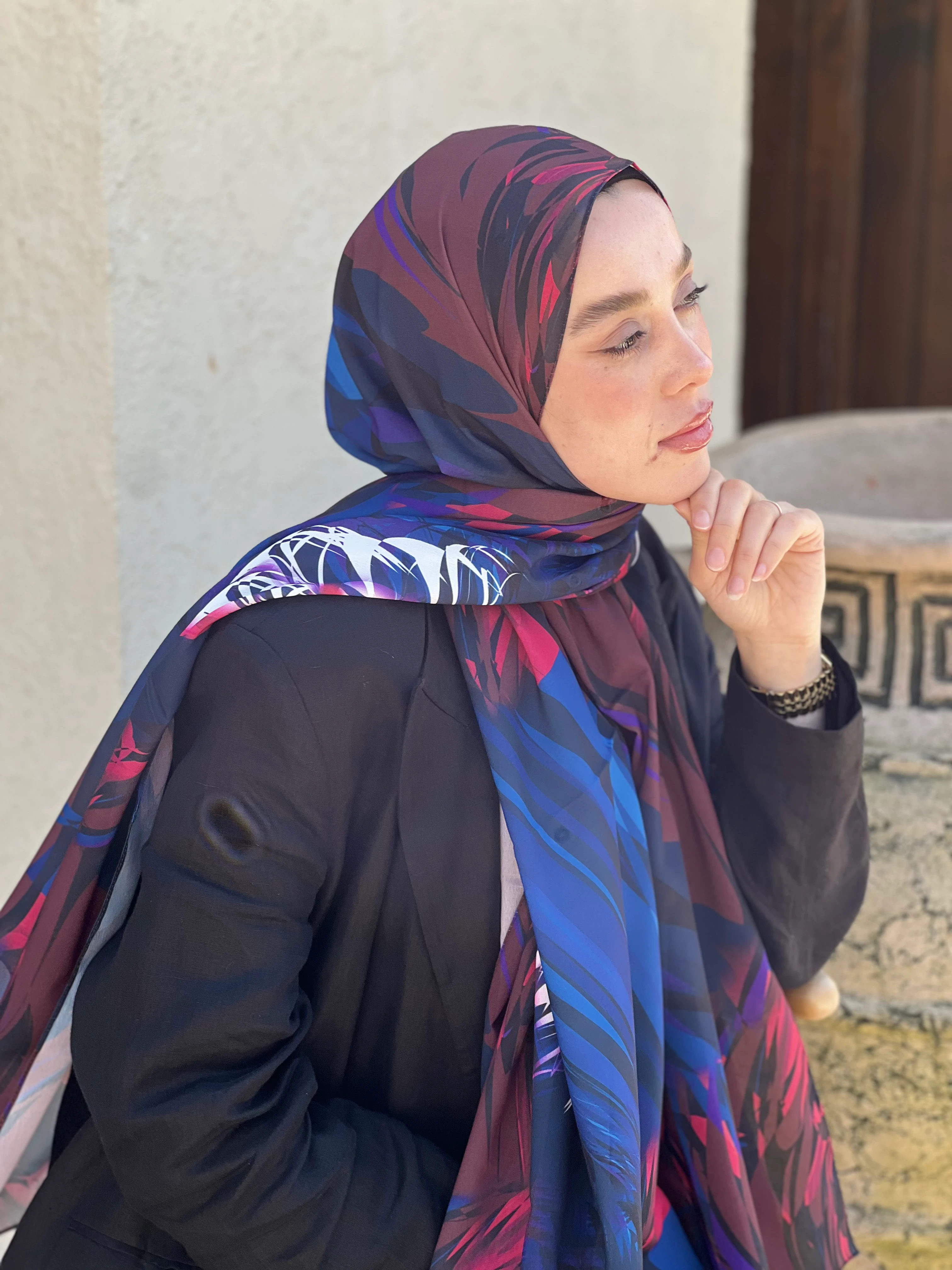 Splash Desen Nesir Şal