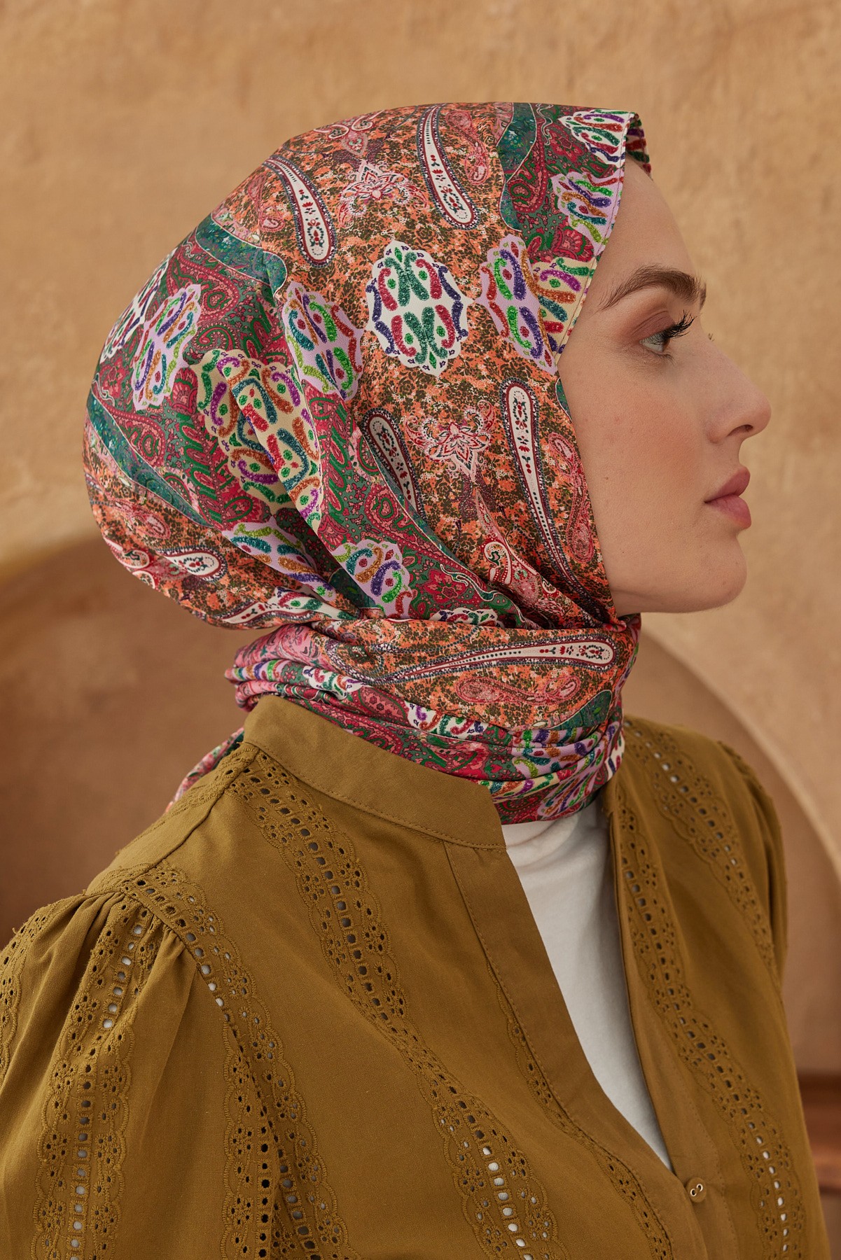 İpeksi Şal Ethnic Desen