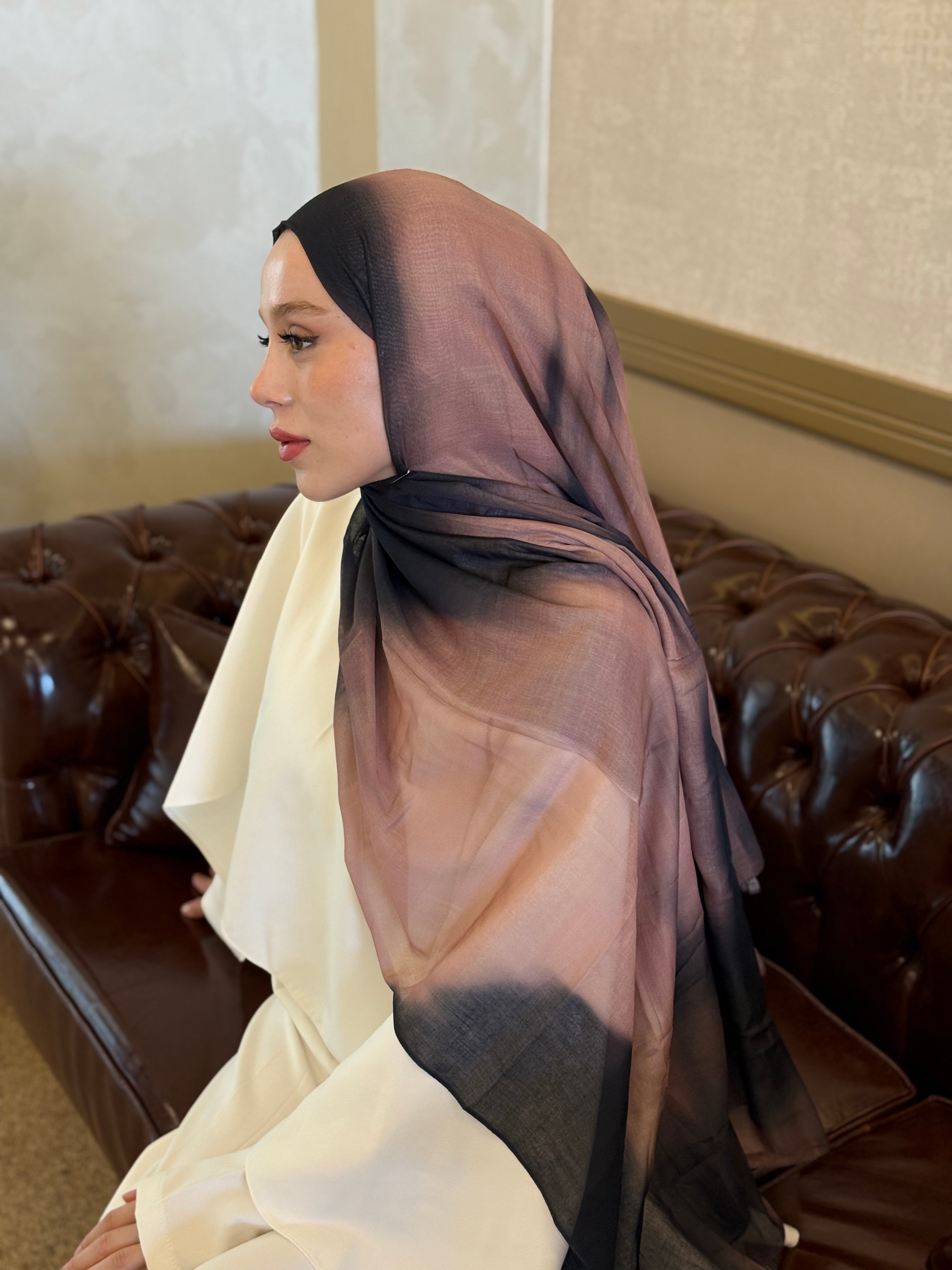 Batik Desen Aya Serisi Şal - Vizon