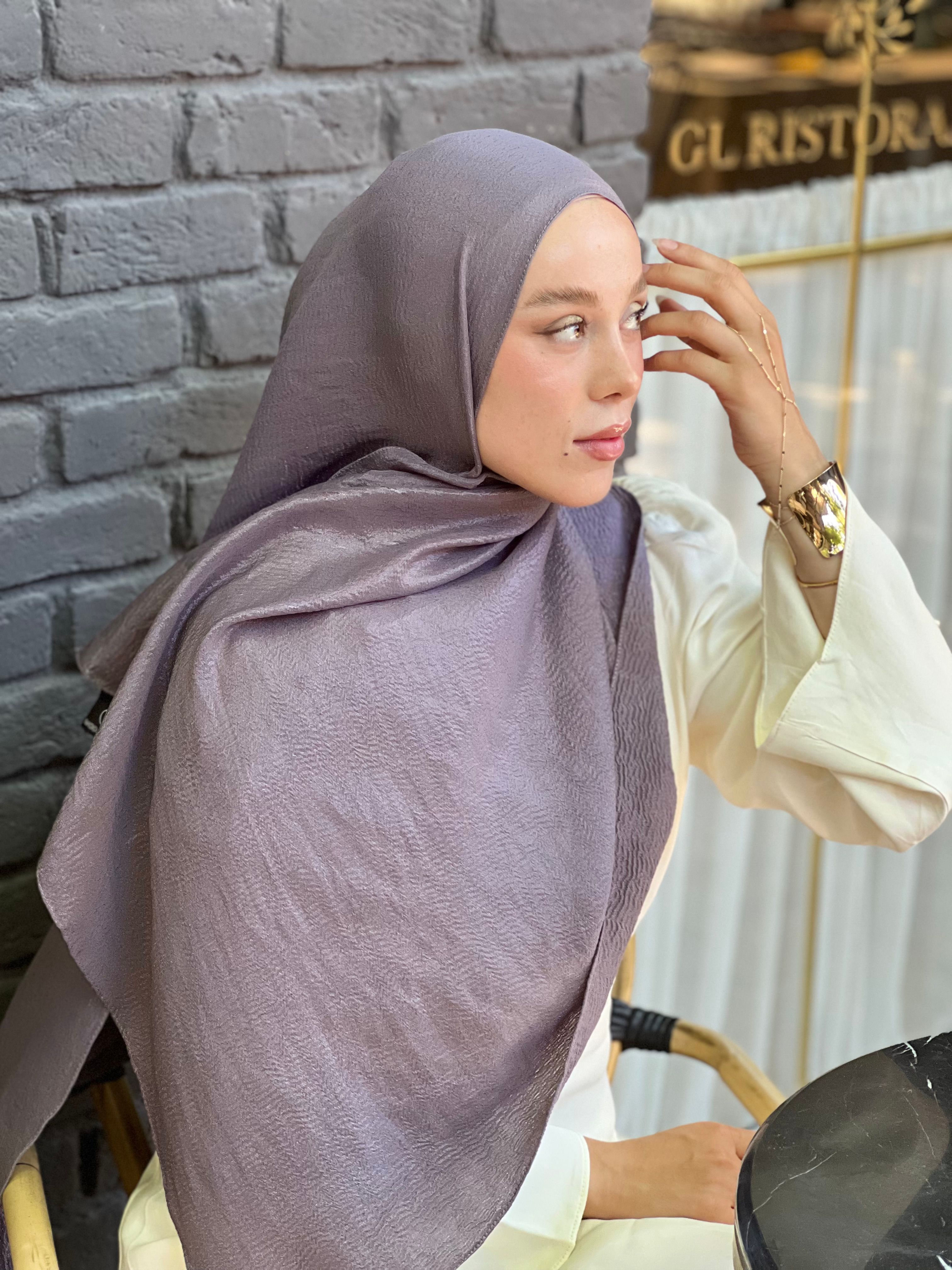 Diamond Organza Series Shawl - Anthracite