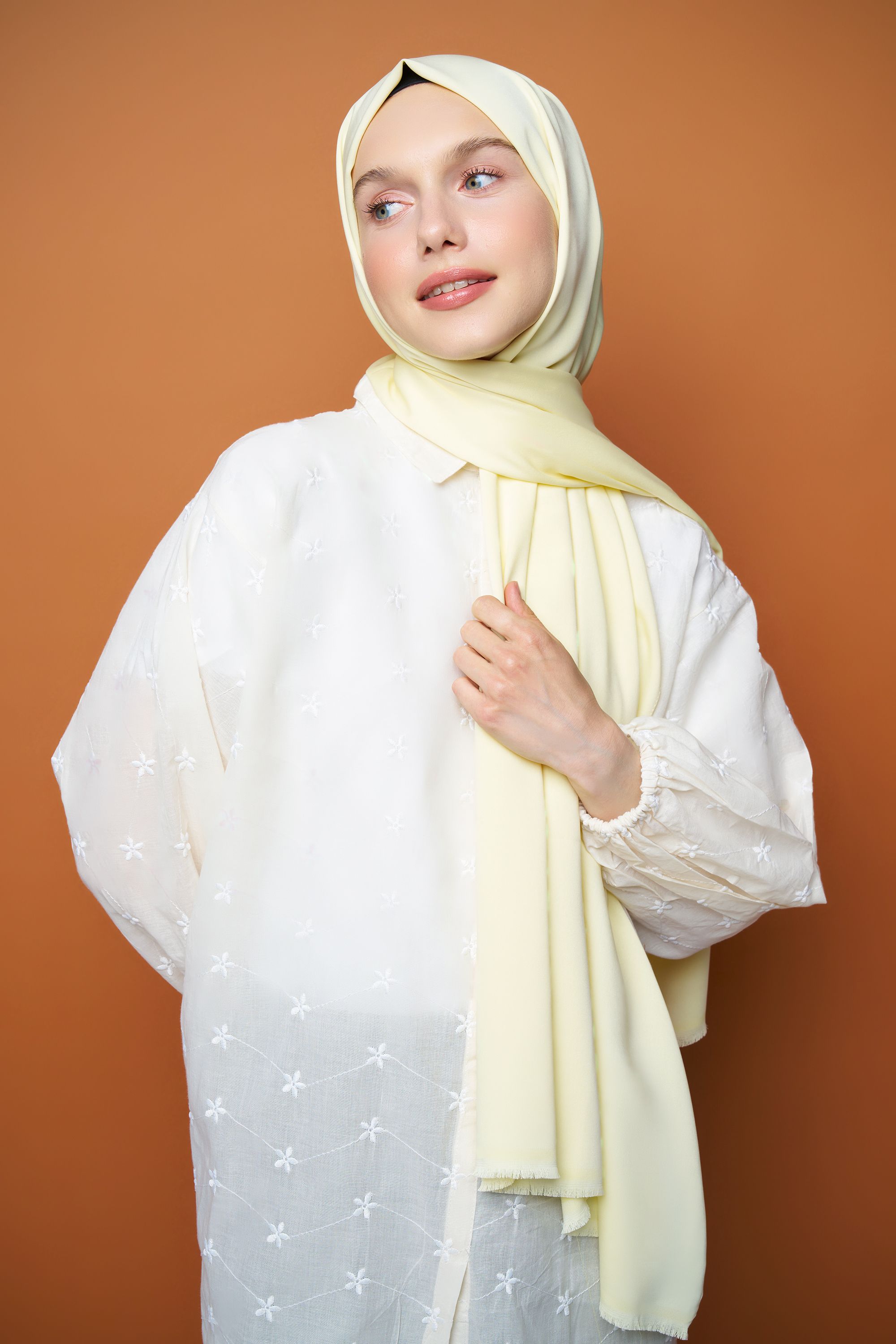 Dual Silk Series Shawl - Limon