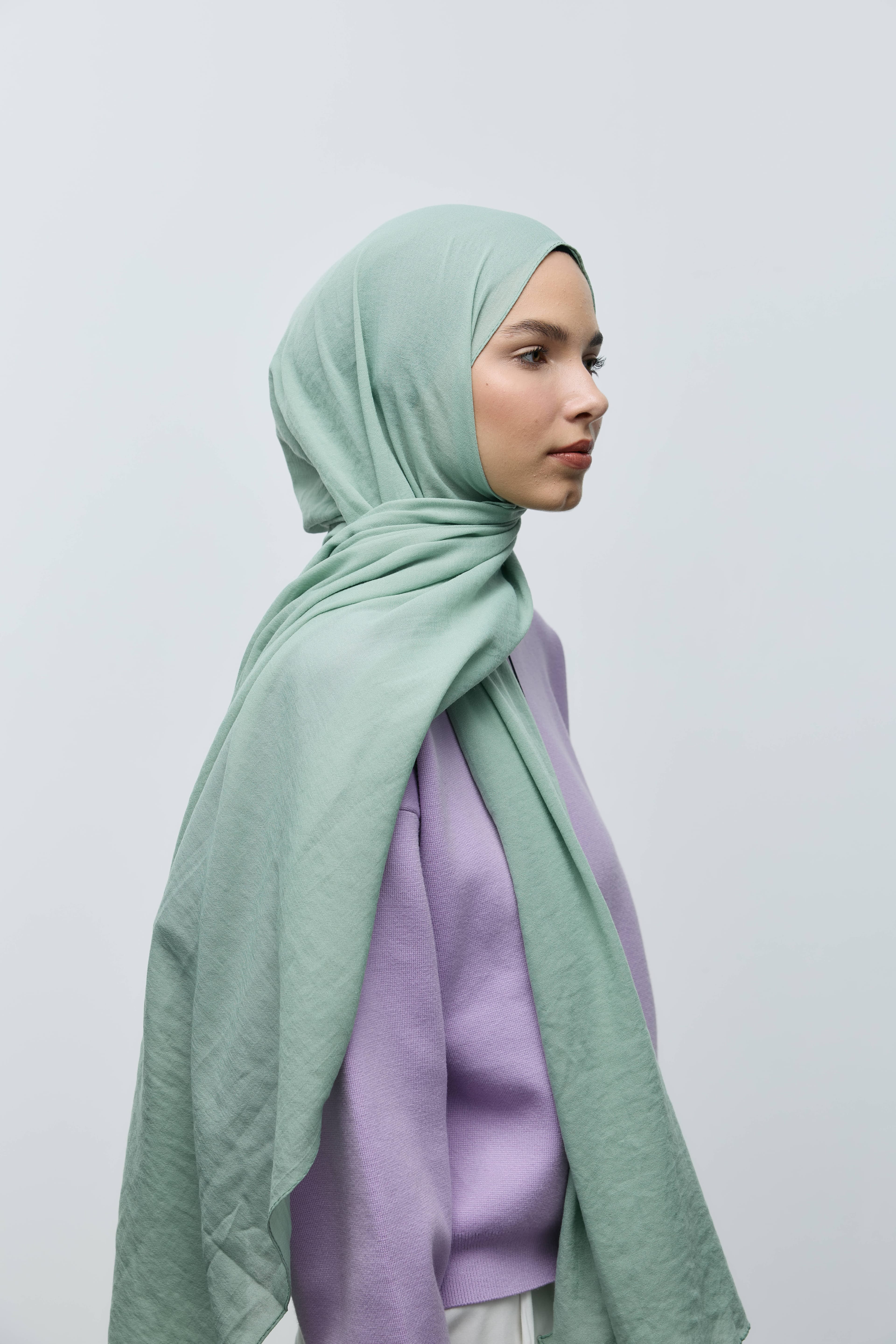 Krash Cotton Shawl - Water Green