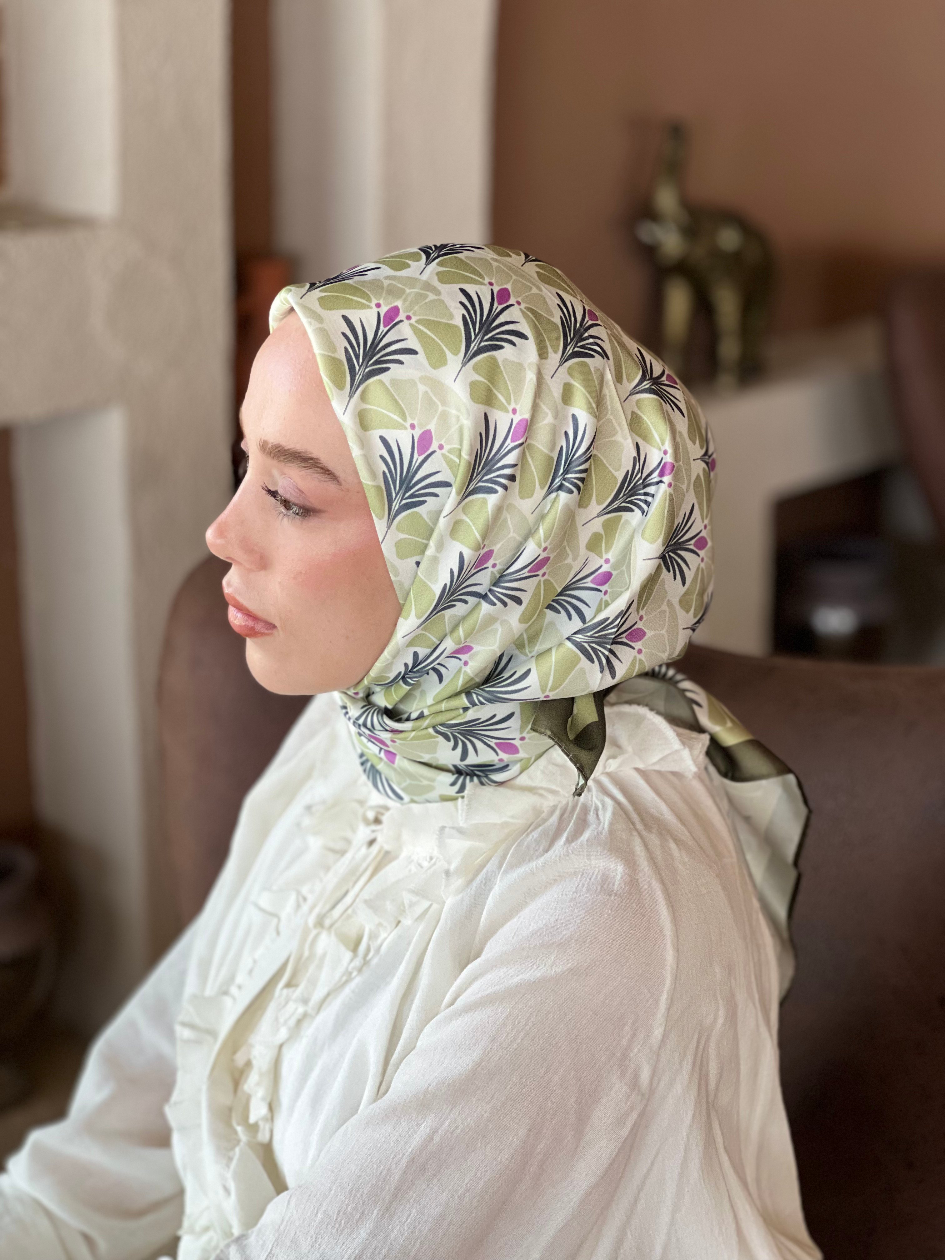 Tulinia Desen Tanca Eşarp - Haki