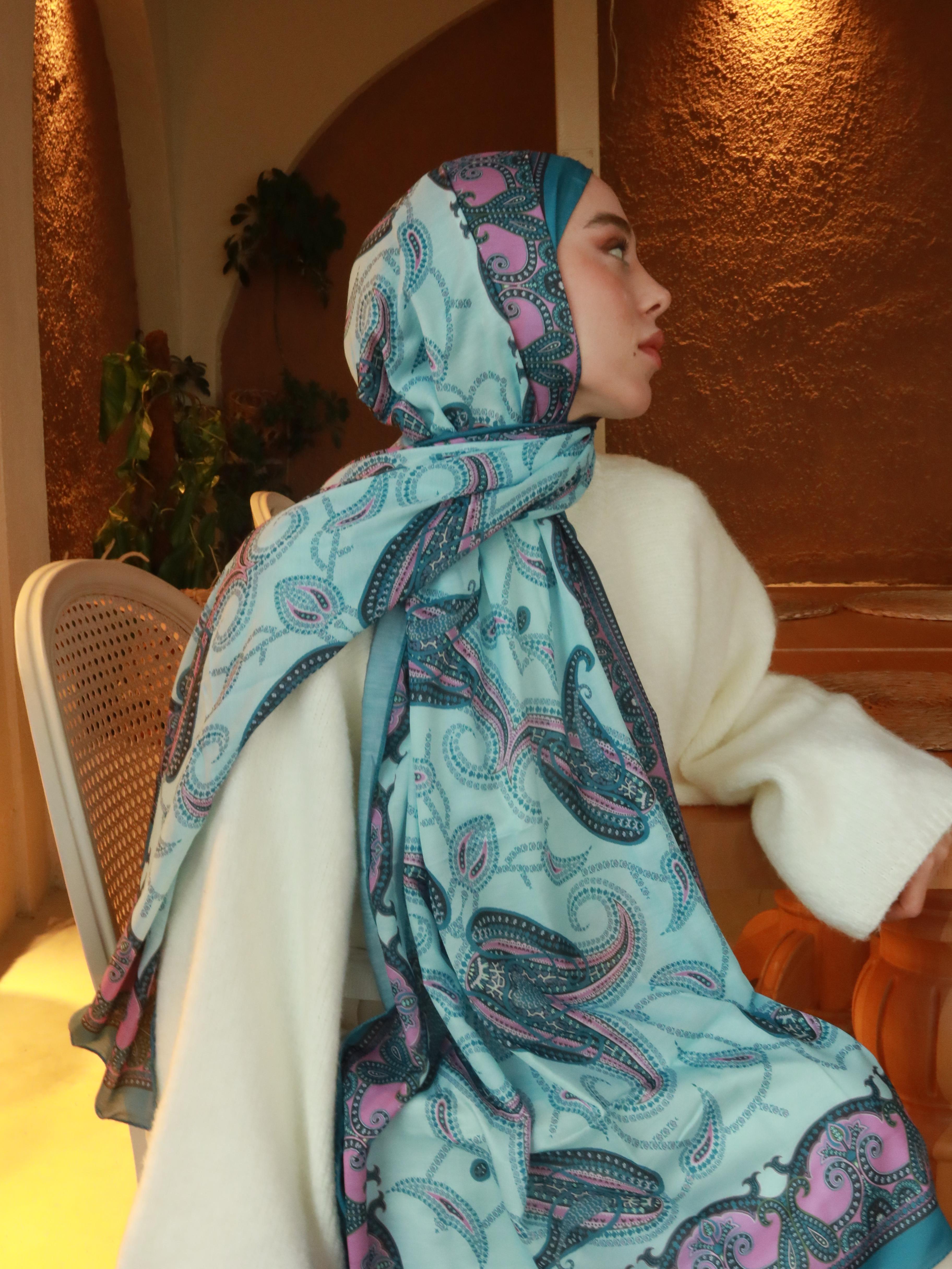 Paisley Desen Pamuk Şal