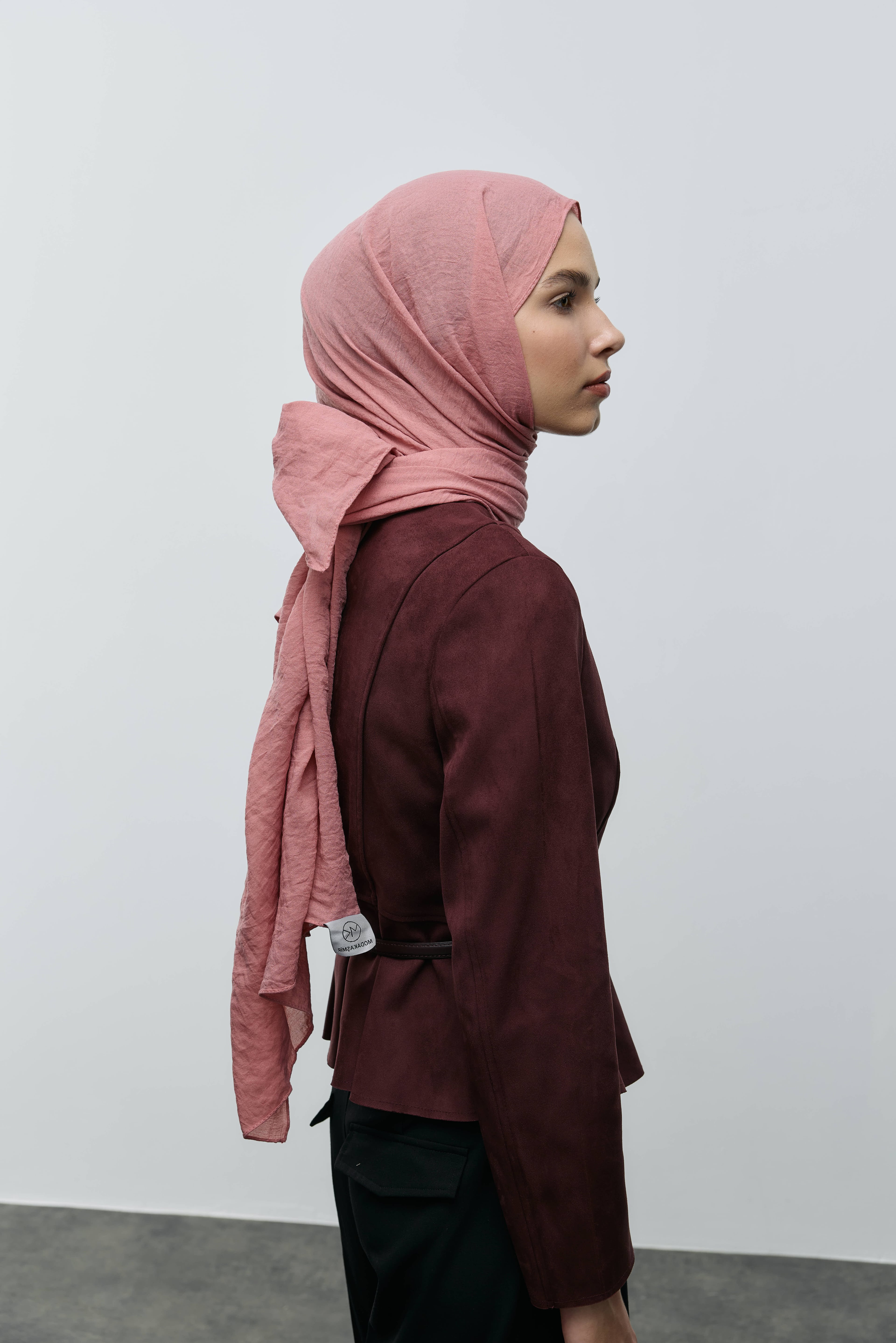 Krash Cotton Shawl - Pink