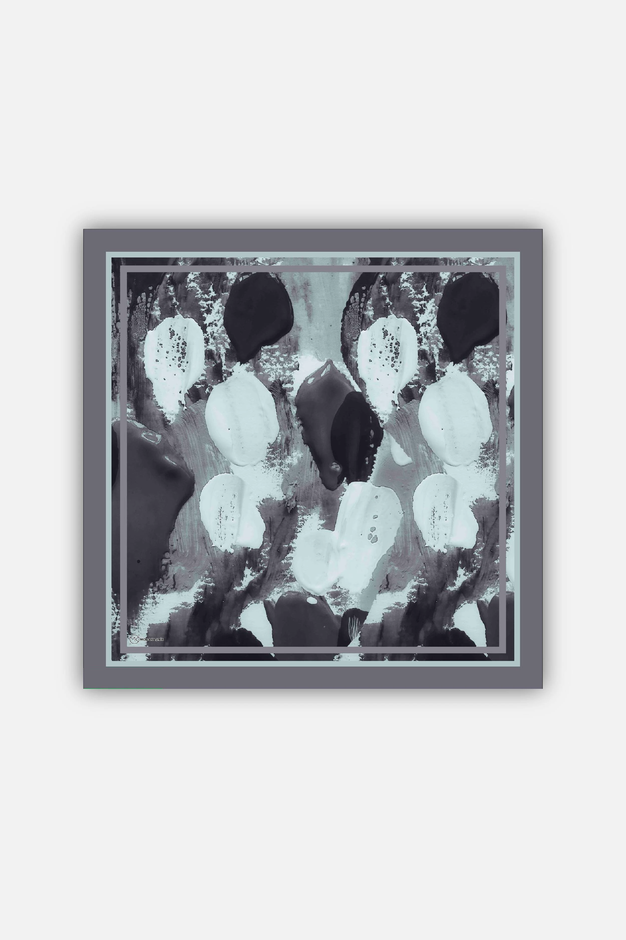 Lymera Desen Lina Eşarp - Koyu Gri