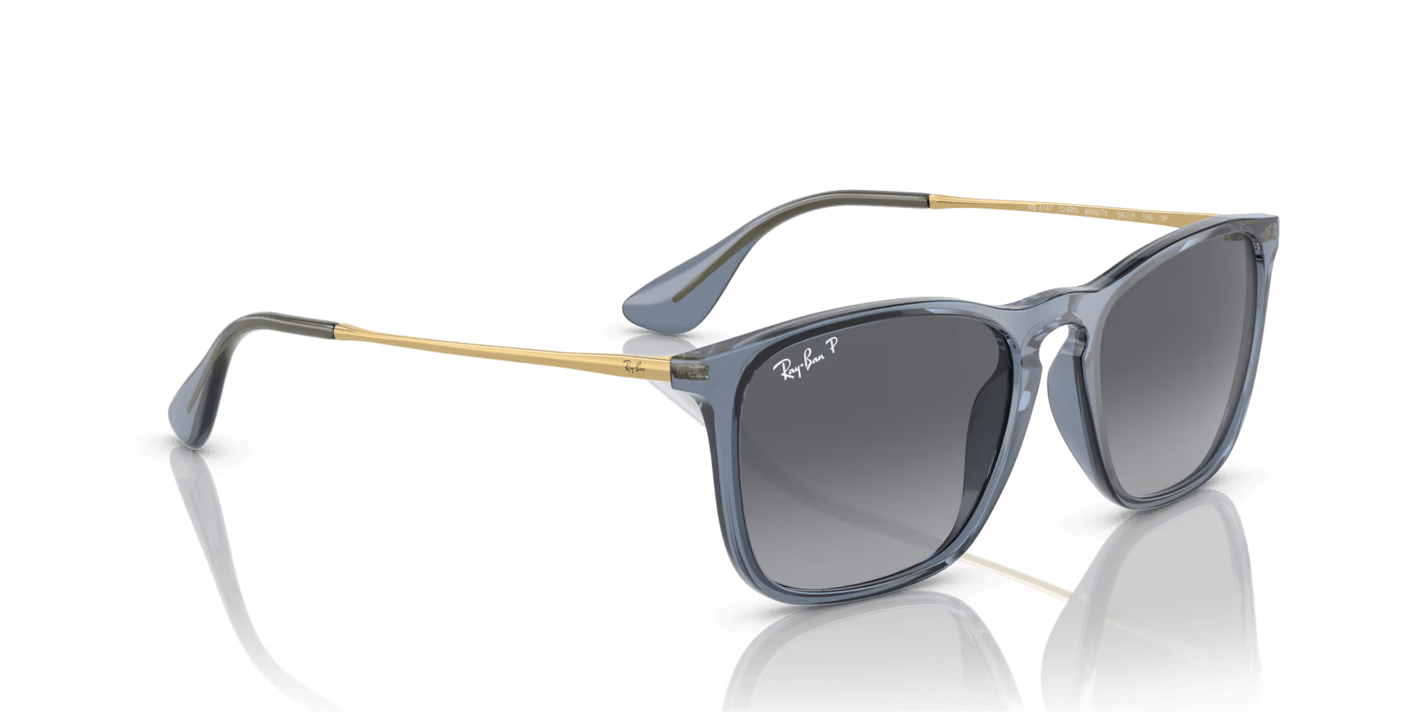 Ray-Ban RB 4187 6592T3 'Chris' Polarize Unisex Güneş Gözlükleri