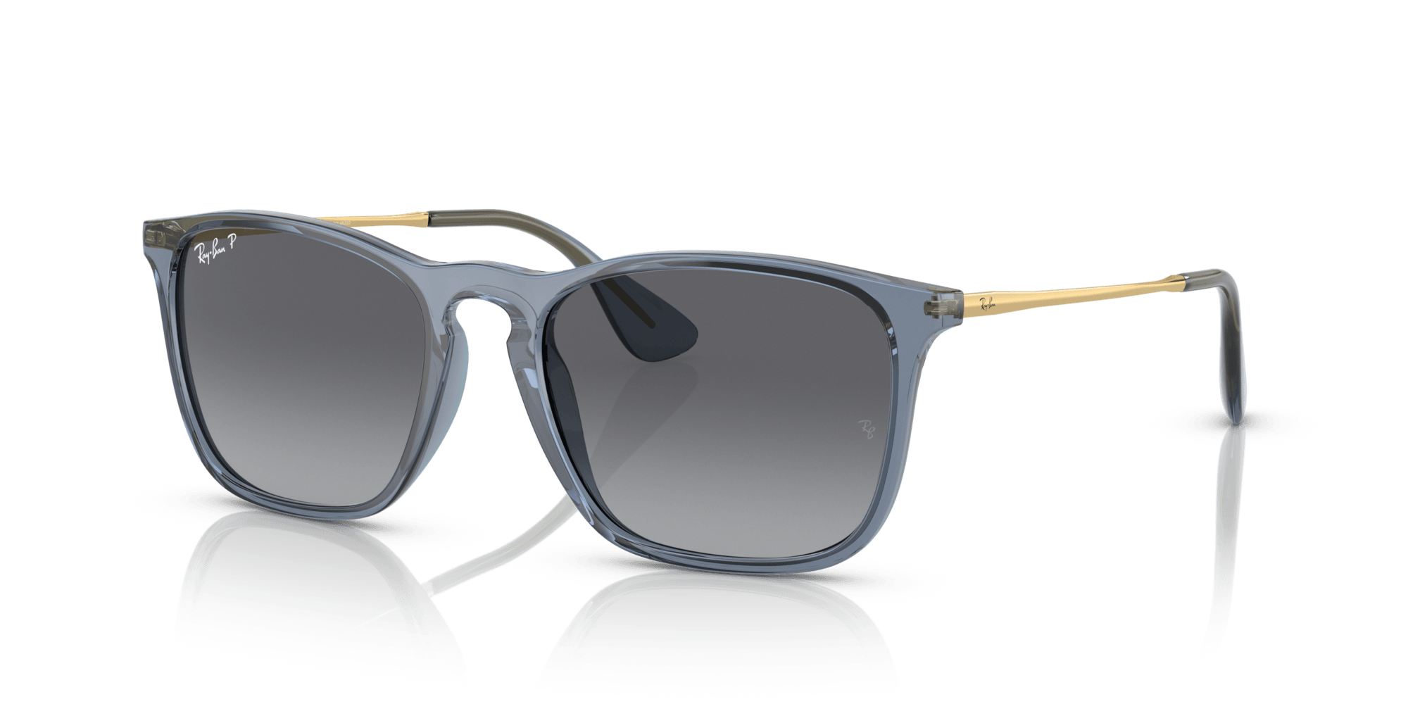 Ray-Ban RB 4187 6592T3 'Chris' Polarize Unisex Güneş Gözlükleri