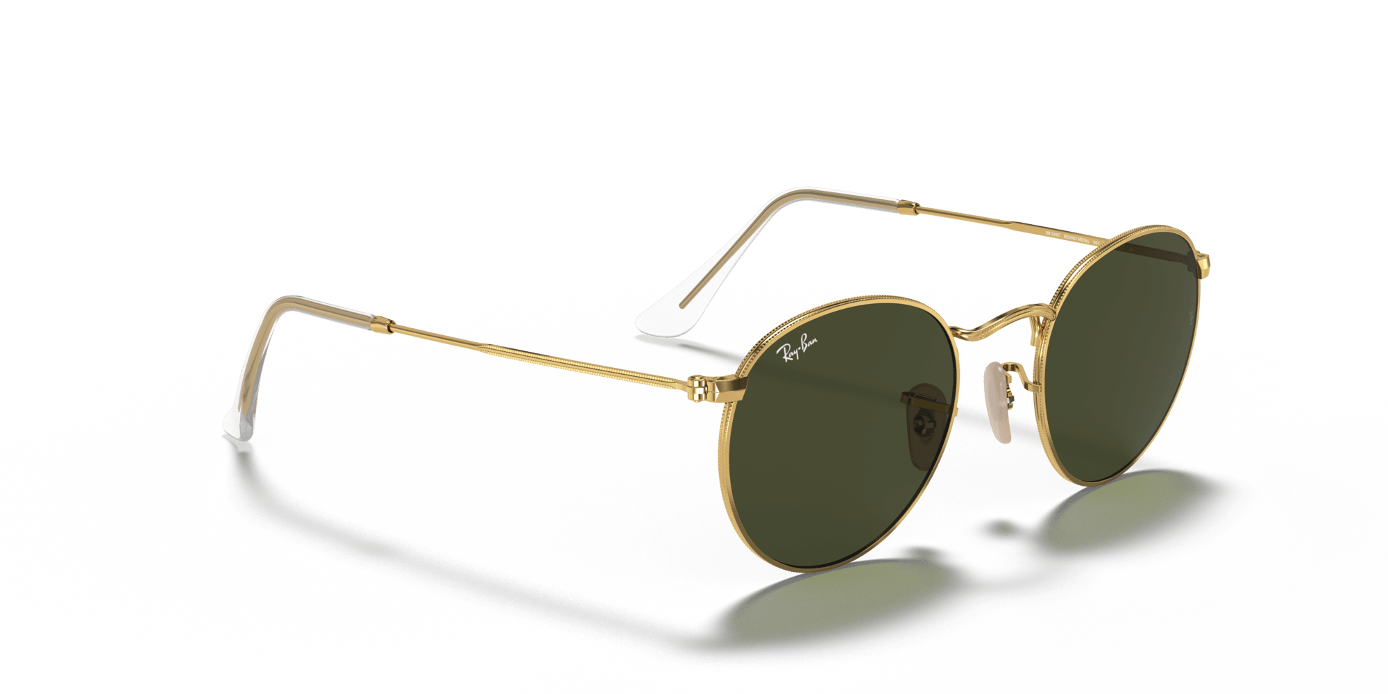 Ray-Ban RB3447 001 ROUND METAL Güneş Gözlükleri