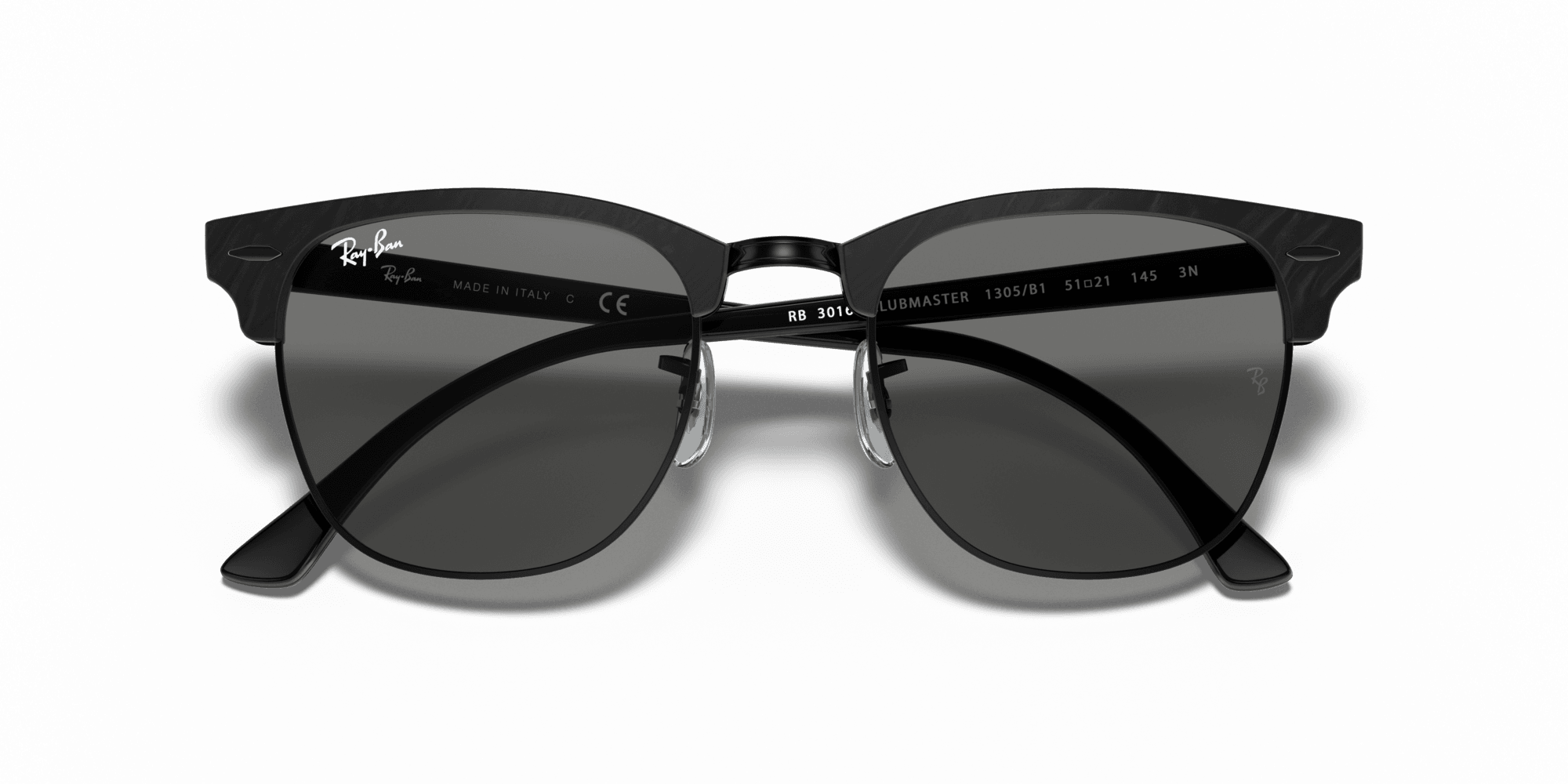 Ray-Ban RB 3016 1305B1 51 Clubmaster Unisex Güneş Gözlükleri