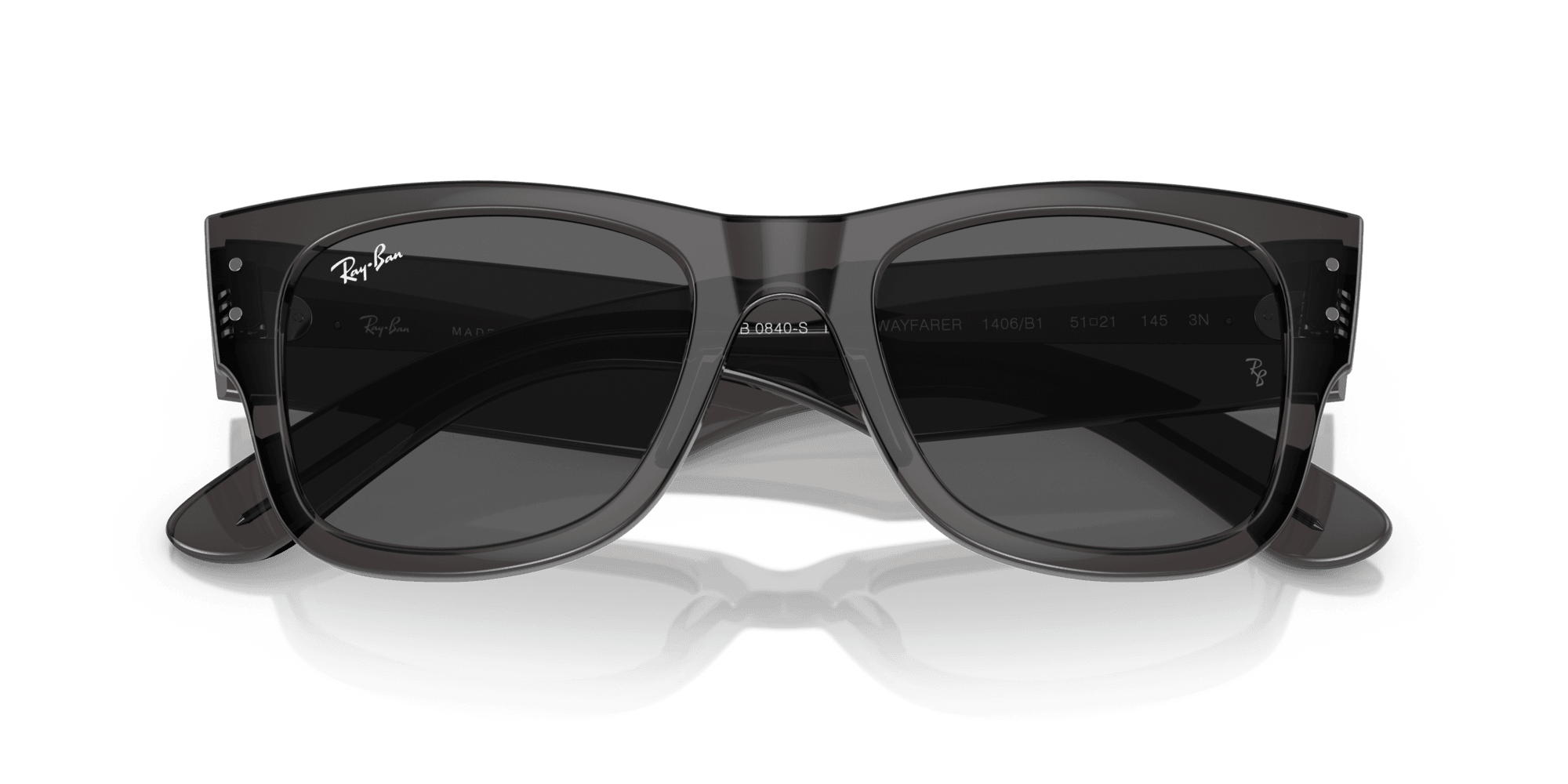 Ray-Ban RB0840S 1406B1 51 Mega Wayfarer Güneş Gözlülüğü