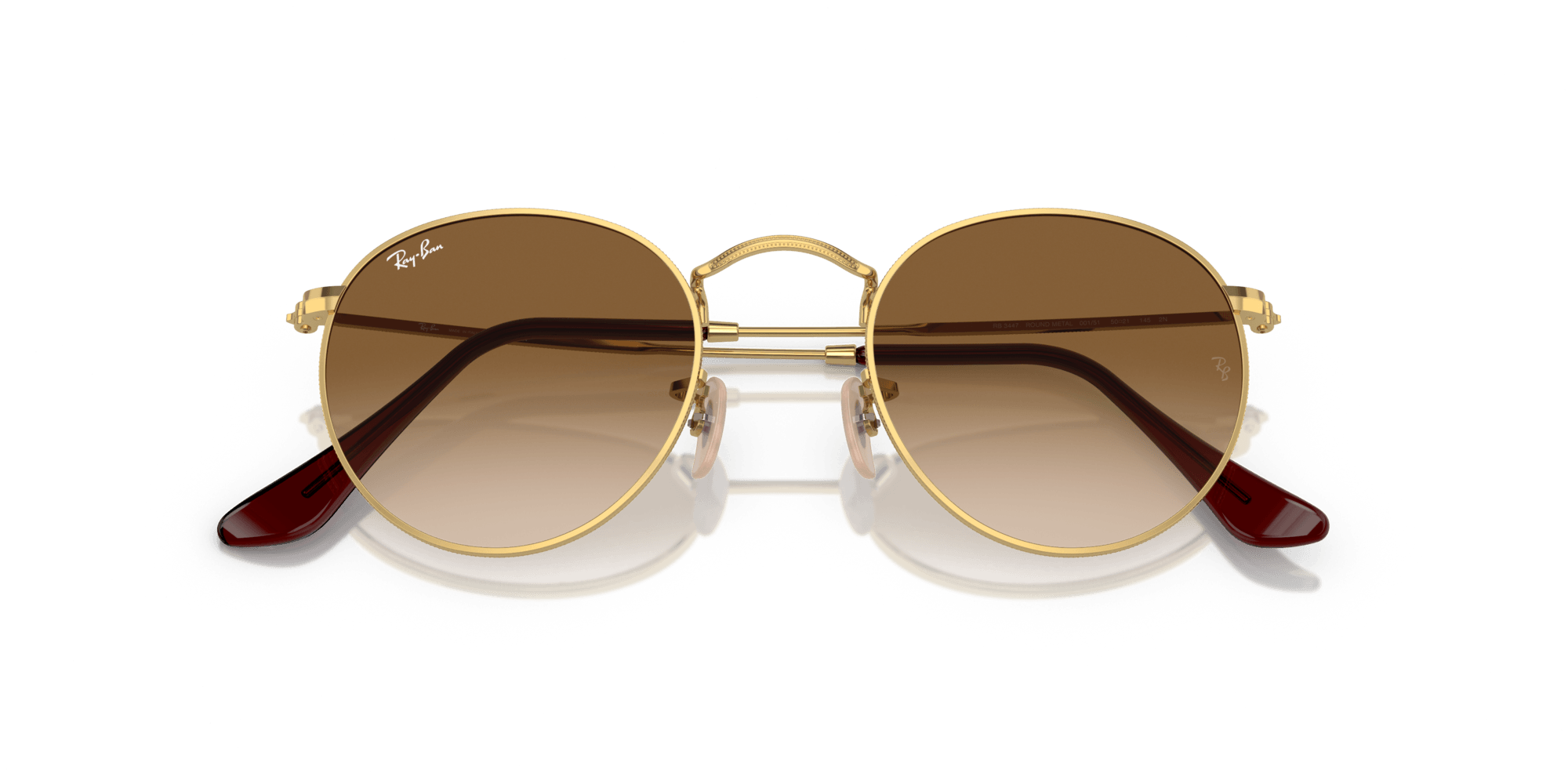 Ray-Ban RB3447 001/51 ROUND METAL Güneş Gözlükleri