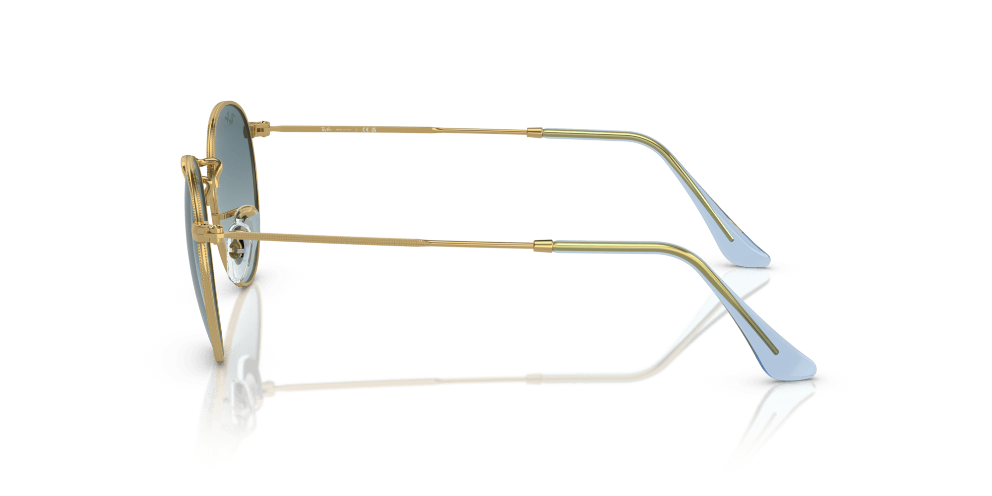 Ray-Ban RB3447 001/3M ROUND METAL Güneş Gözlükleri