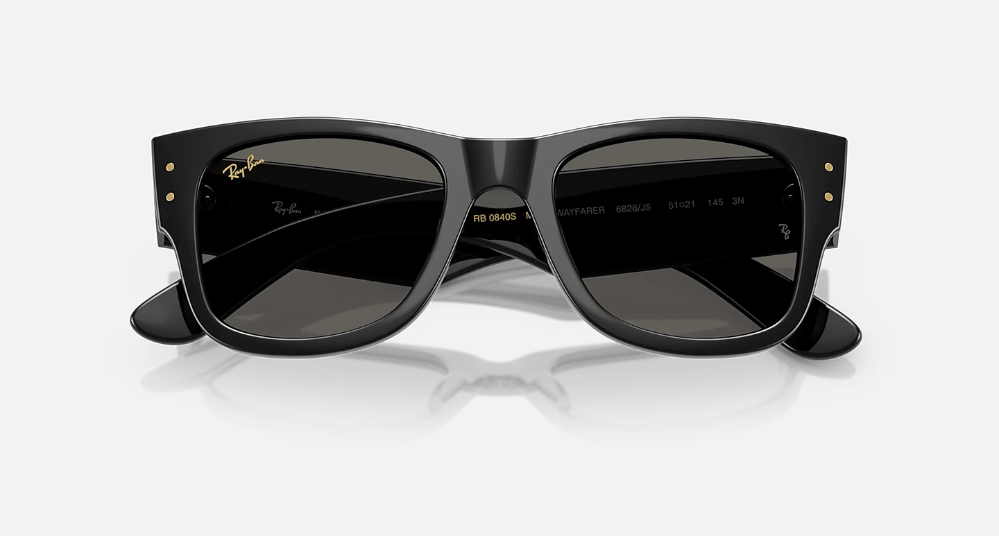 Ray-Ban RB0840S 6826J5  Mega Wayfarer "BLACKED OUT" Güneş Gözlülüğü
