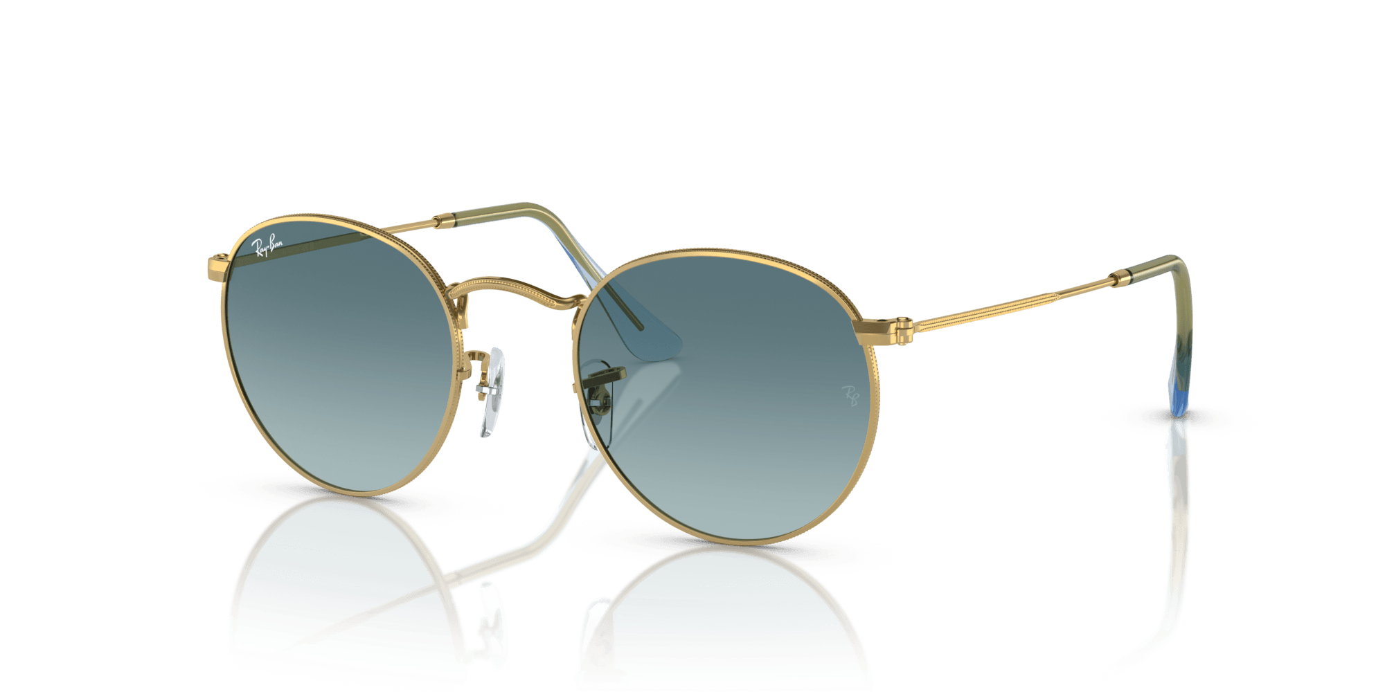 Ray-Ban RB3447 001/3M ROUND METAL Güneş Gözlükleri