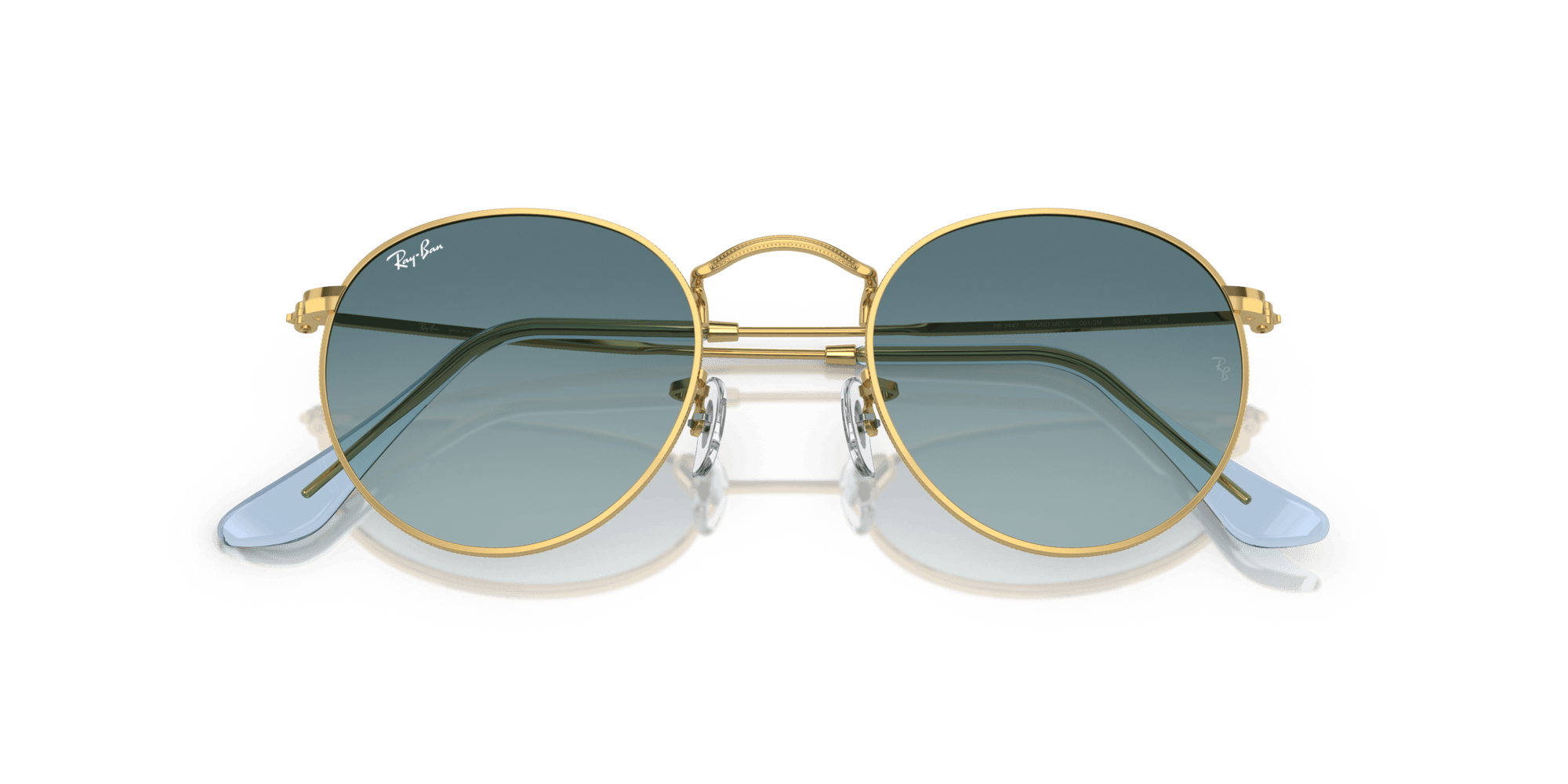 Ray-Ban RB3447 001/3M ROUND METAL Güneş Gözlükleri