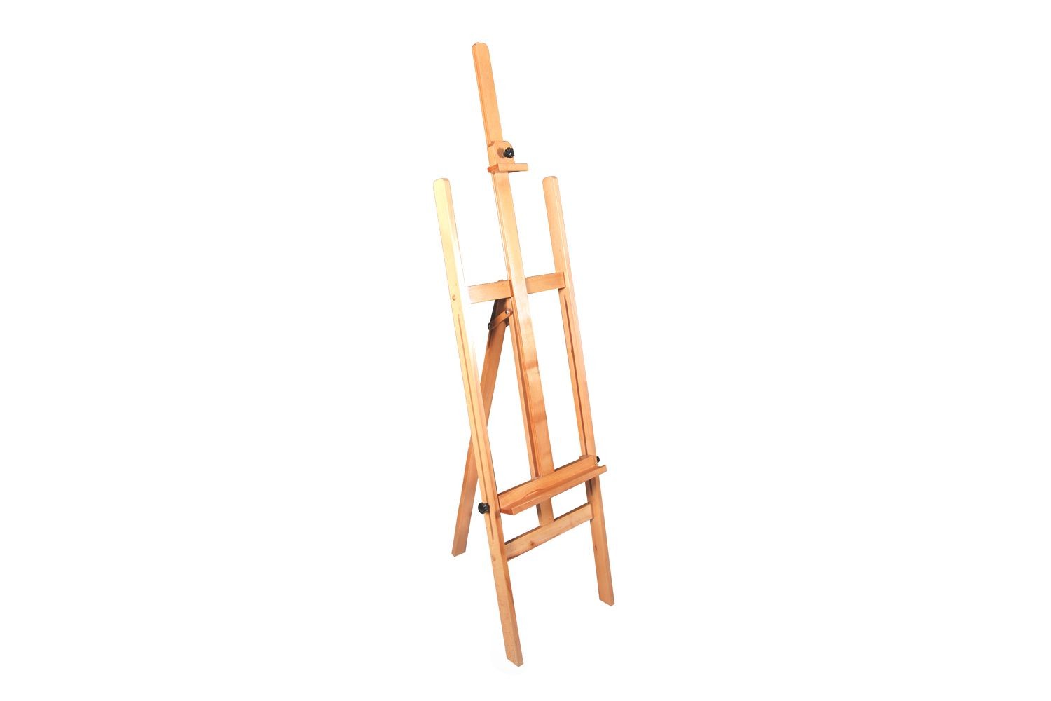 H Tipi Şövale – Kayın Ağacı, Vernikli | 130 cm Tuval Kapasiteli | 180 cm Yükseklik