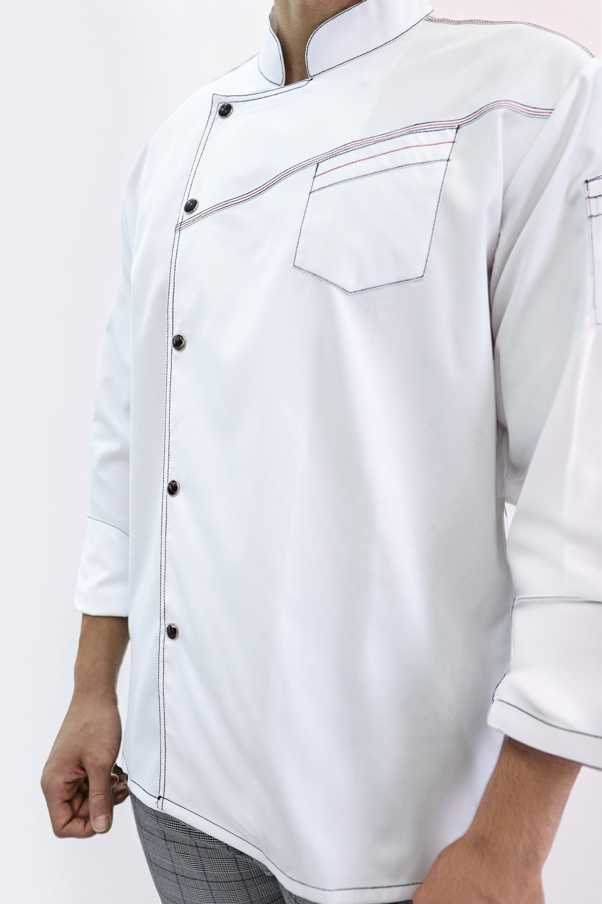 Çift Dikiş Şef Ceket Aşçı Kıyafeti Chef Aşçı Forması
