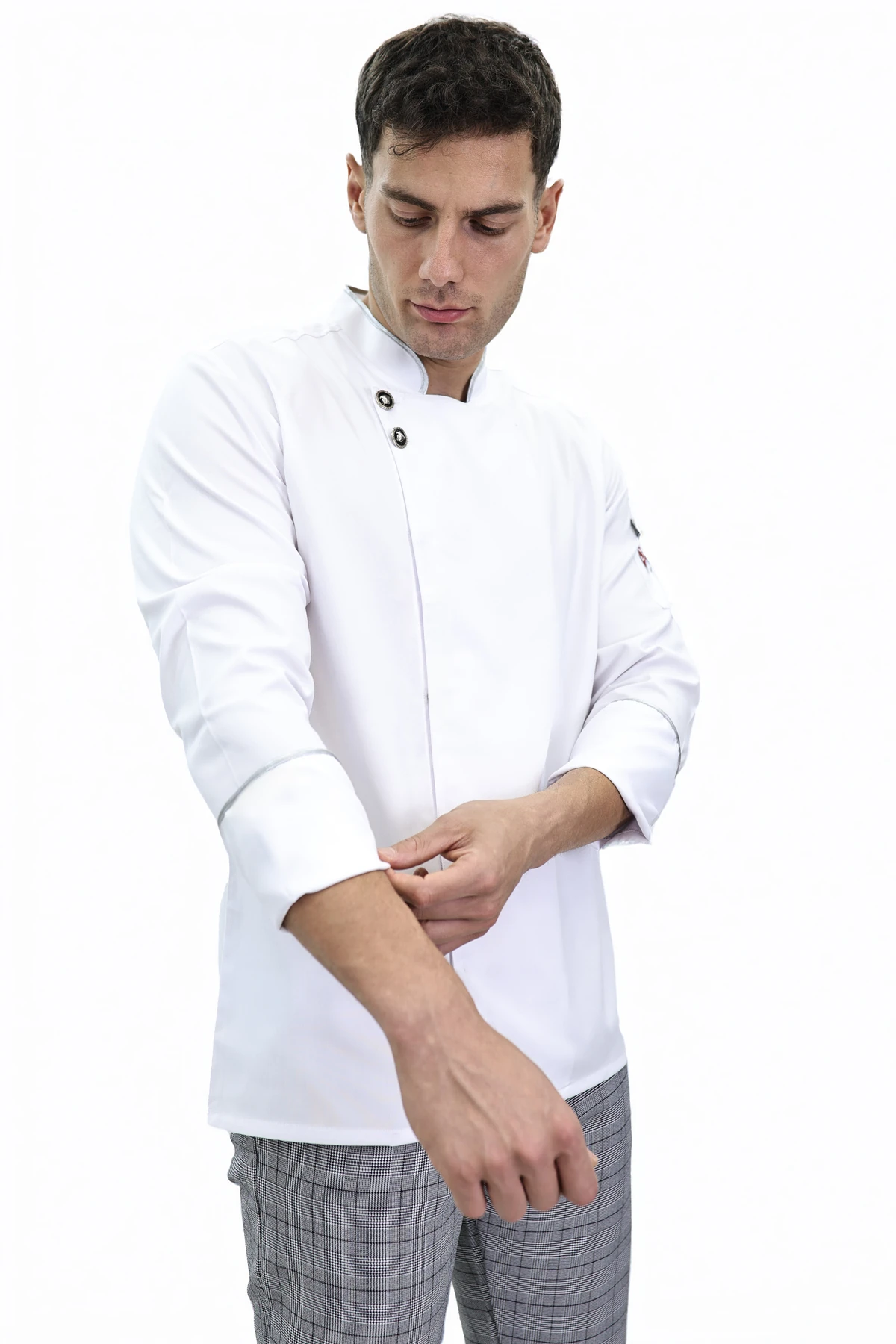 Çift düğmeli Şef Ceket Aşçı Kıyafeti Chef Aşçı Forması