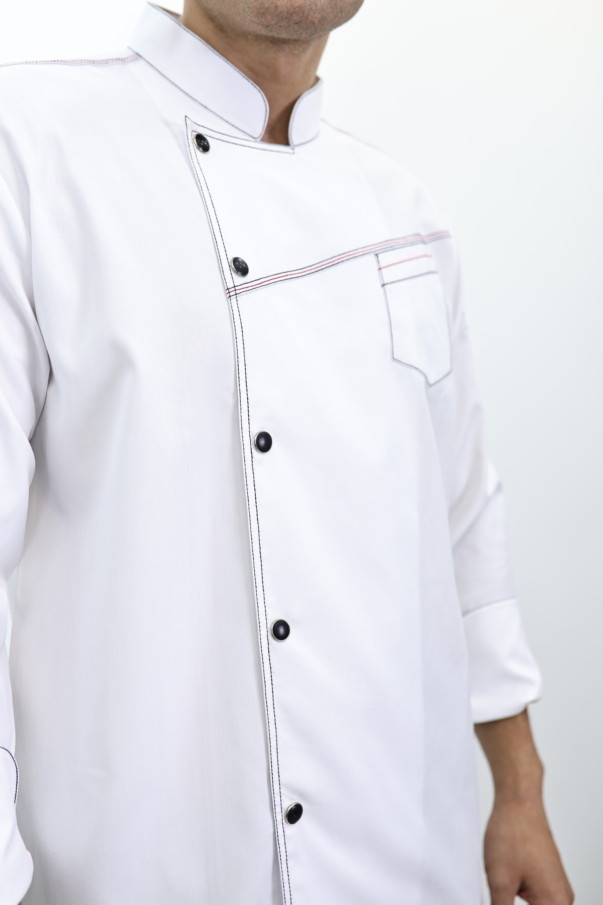 Çift Dikiş Şef Ceket Aşçı Kıyafeti Chef Aşçı Forması