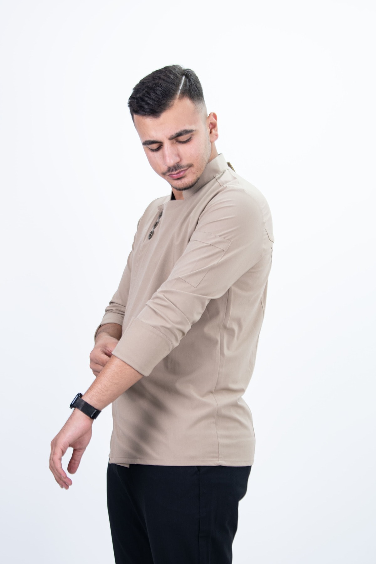 Kuş Gözü Şef Gömlek Aşçı Kıyafeti Chef Aşçı Forması