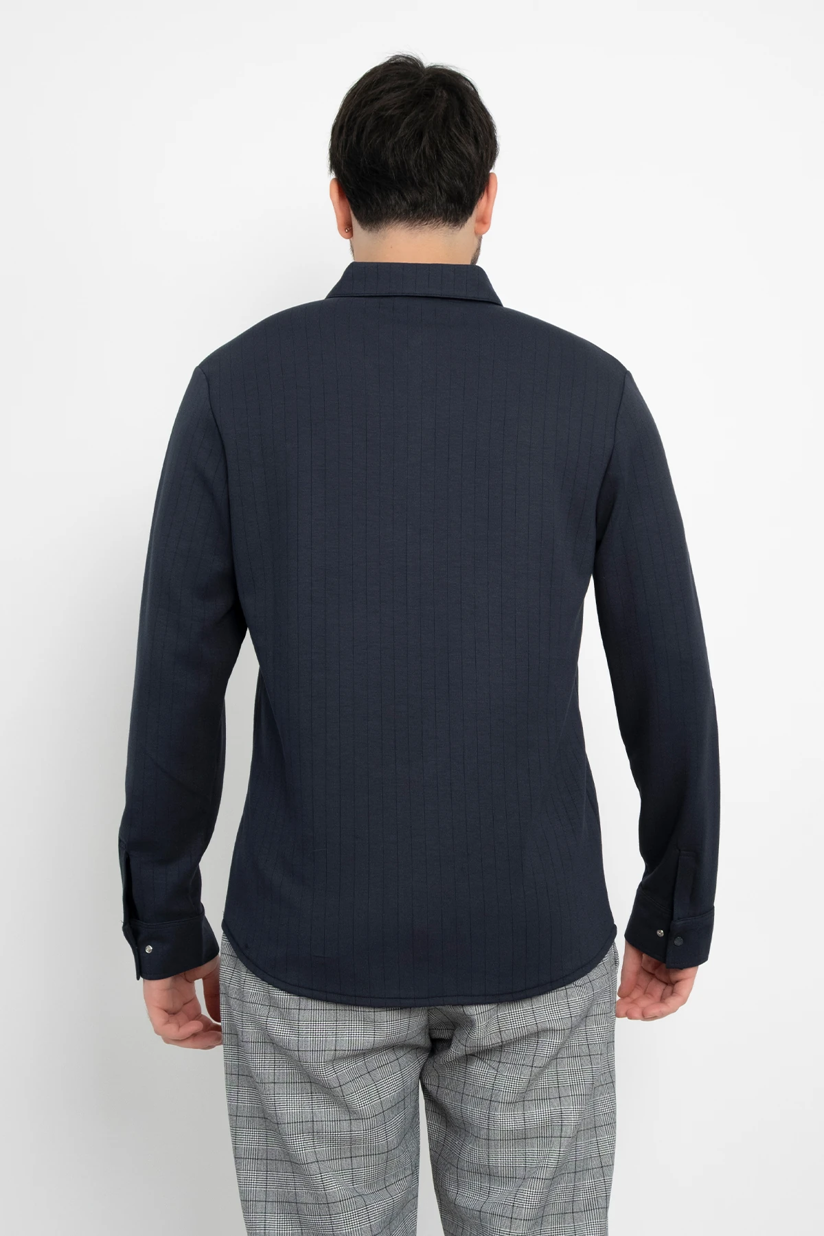 Dik Yakalı Metal Detaylı Klasik Düz Aşçı Şef Gömlek Aşçı Uniforma (Chef Gömlek) Personel Kıyafeti