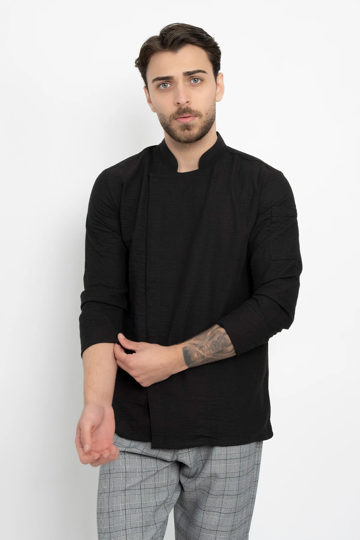 Orjinal Keten Aşçı Şef Ceket Aşçı Uniforma (Chef Ceket) Personel Kıyafeti