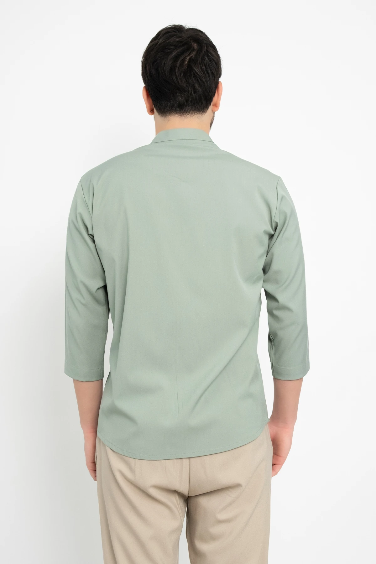 Düğmeli Hakim Yaka Aşçı Şef Gömlek Aşçı Uniforma (Chef Gömlek) Personel Kıyafeti