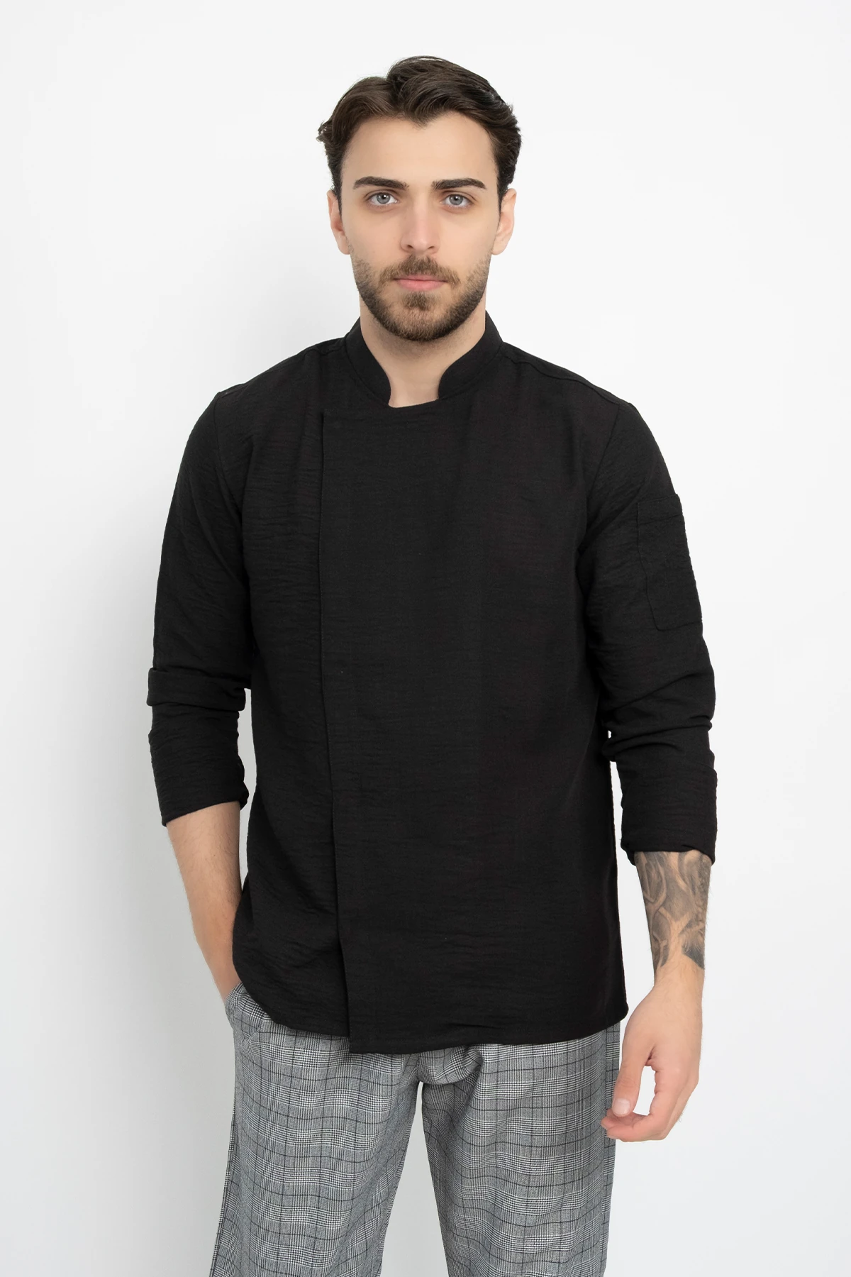 Orjinal Keten Aşçı Şef Ceket Aşçı Uniforma (Chef Ceket) Personel Kıyafeti