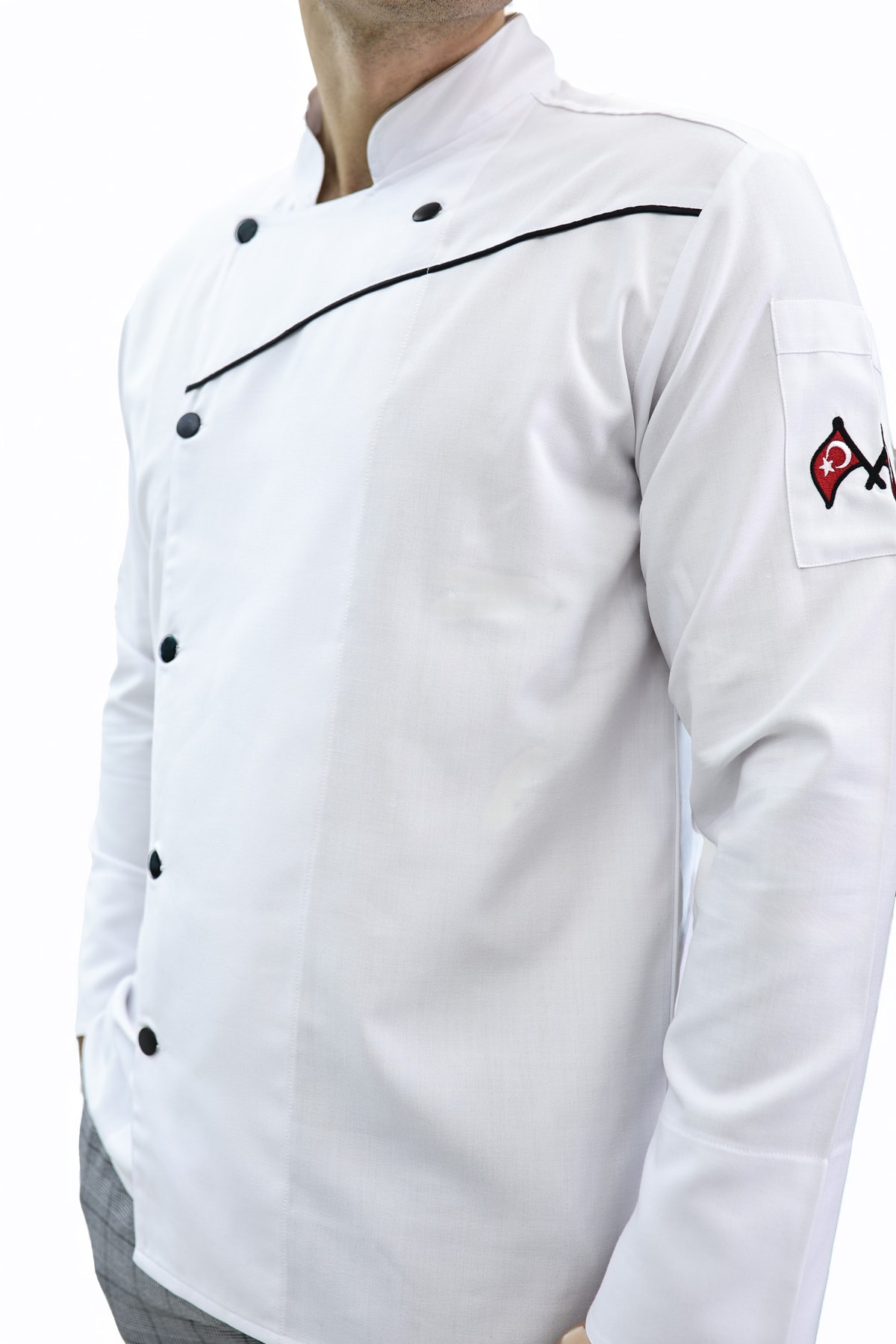 ÇıtÇıtlı Şef Ceket Aşçı Kıyafeti Chef Aşçı Forması
