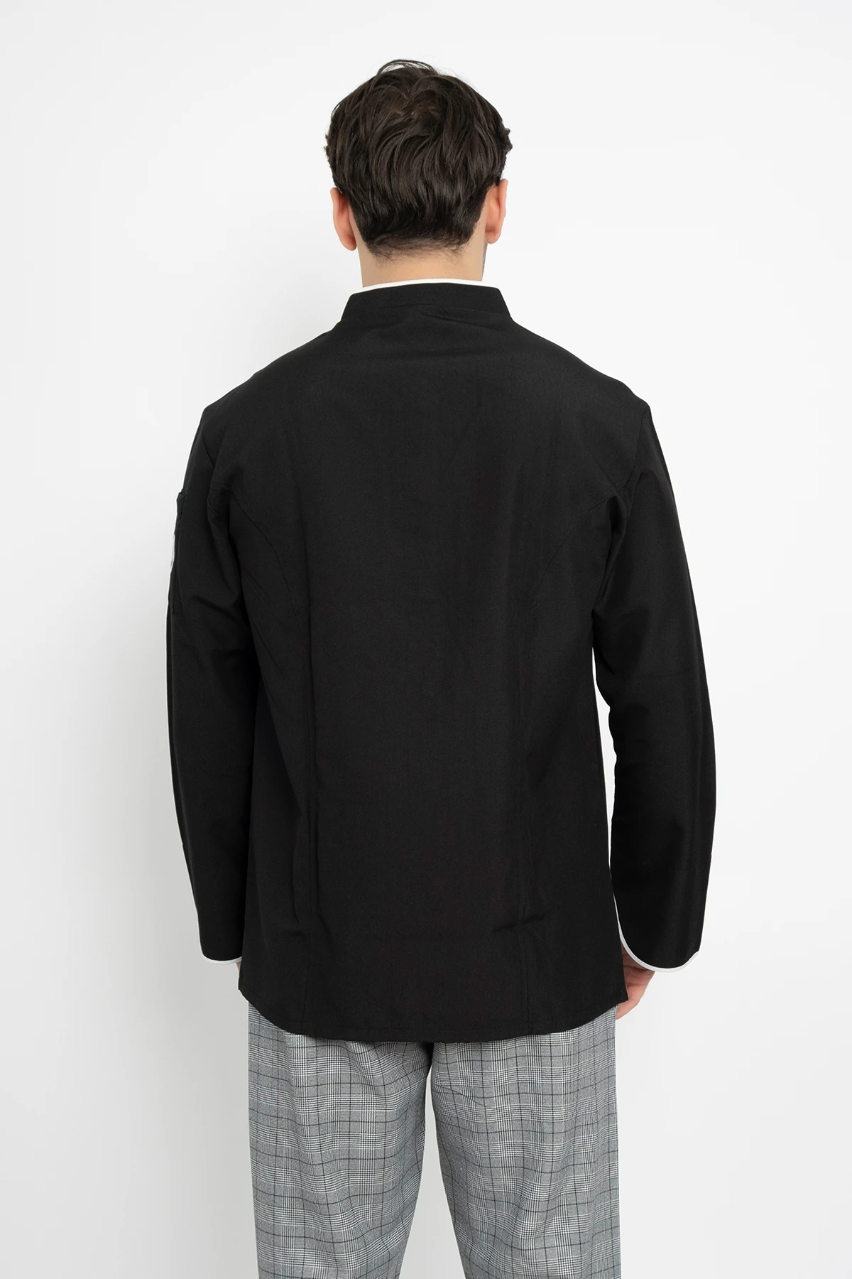 Önü Garnili Şerit Detaylı Aşçı Şef Gömlek Aşçı Uniforma (Chef Gömlek) Personel Kıyafeti