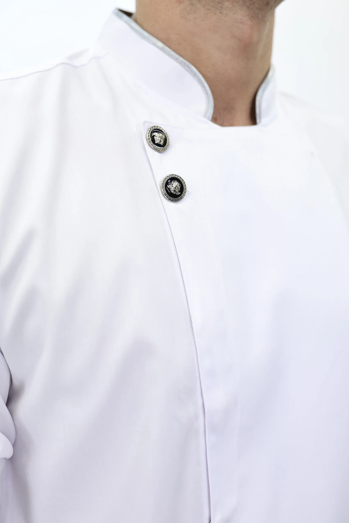 Çift düğmeli Şef Ceket Aşçı Kıyafeti Chef Aşçı Forması