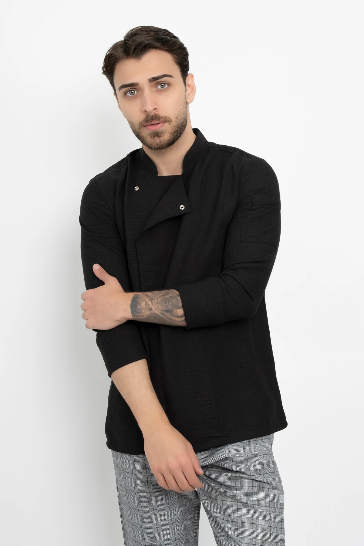 Orjinal Keten Aşçı Şef Ceket Aşçı Uniforma (Chef Ceket) Personel Kıyafeti