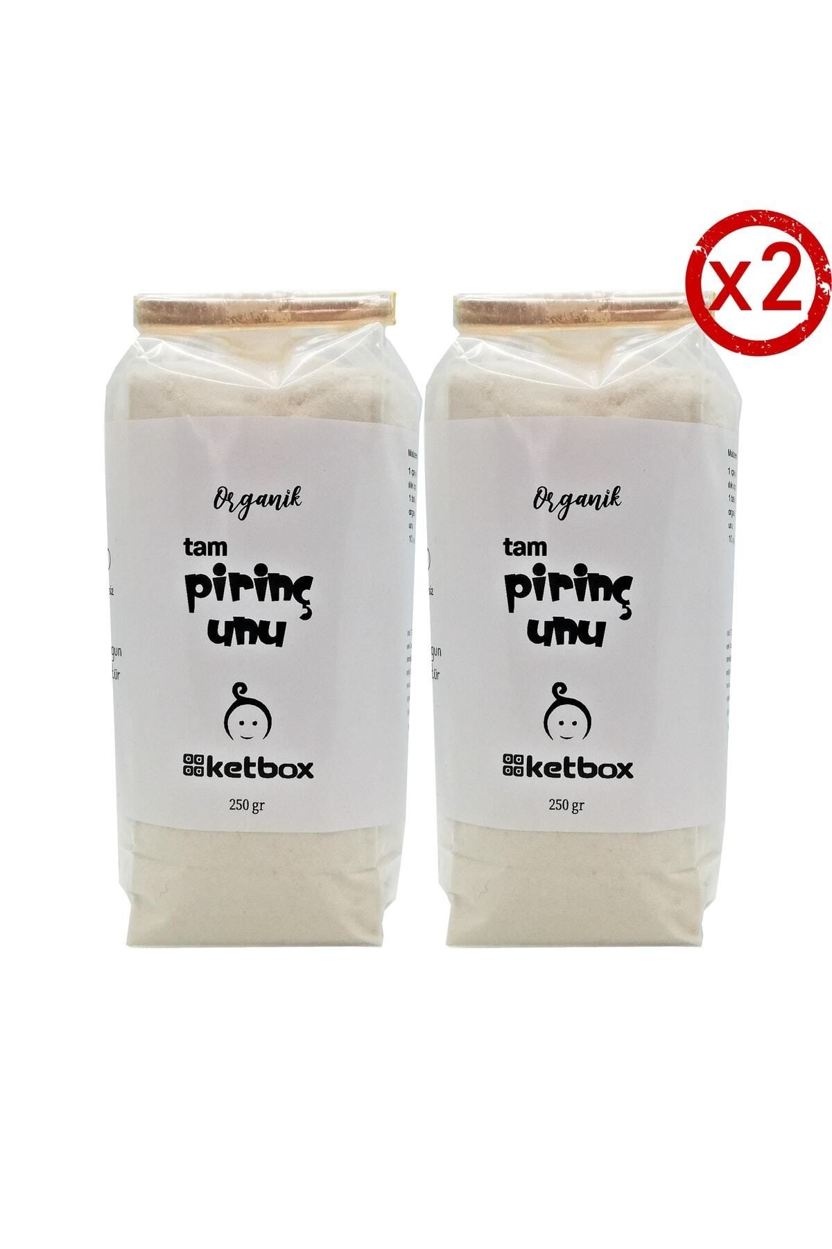 Organik Sertifikalı Doğal Tam Pirinç Unu 6 Ay 500gr(250GR*2 PAKET) Glutensiz Bebek Pirinç Unu