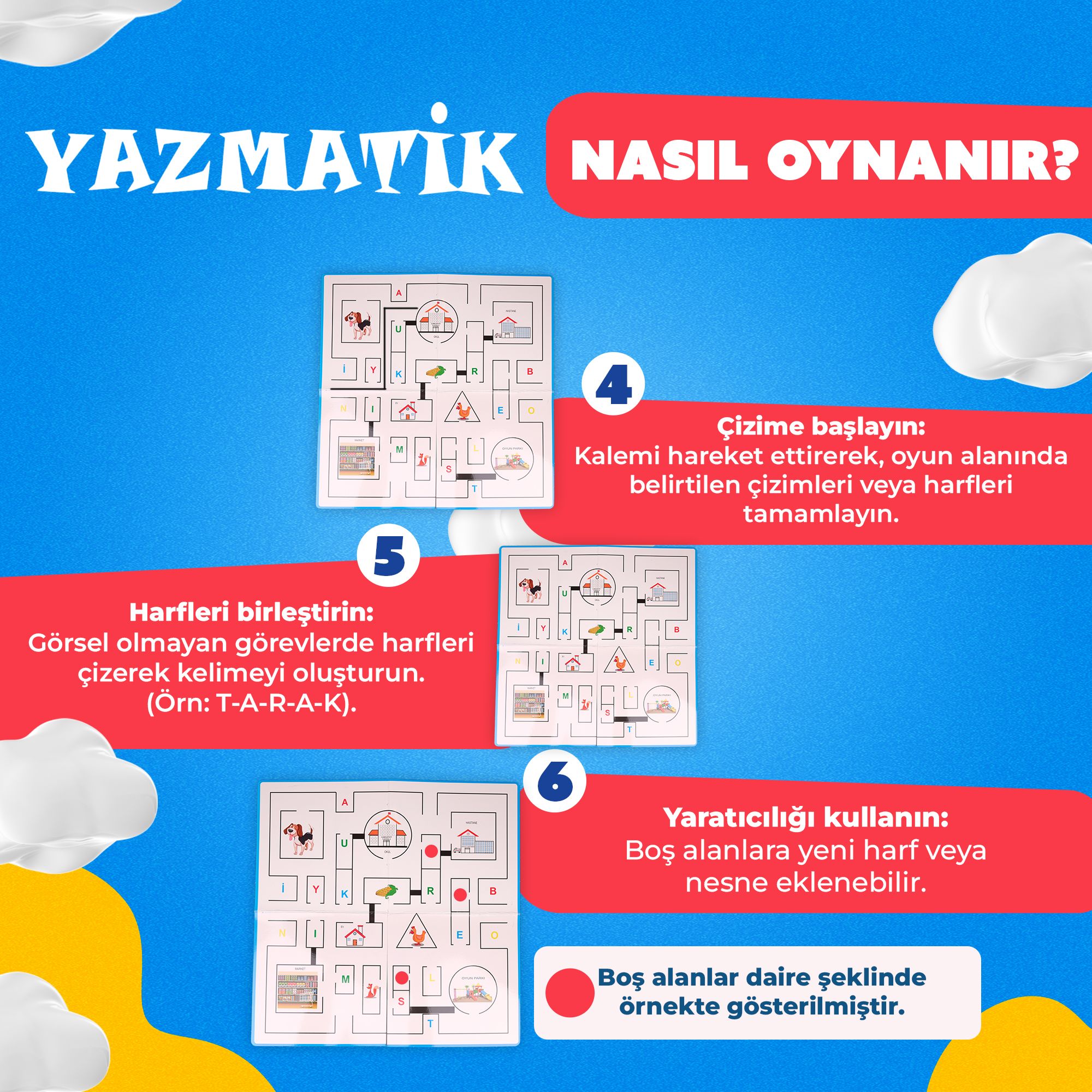 Yazmatik Takım Oyunu (2-8) Oyunculu (5-99 Yaş)