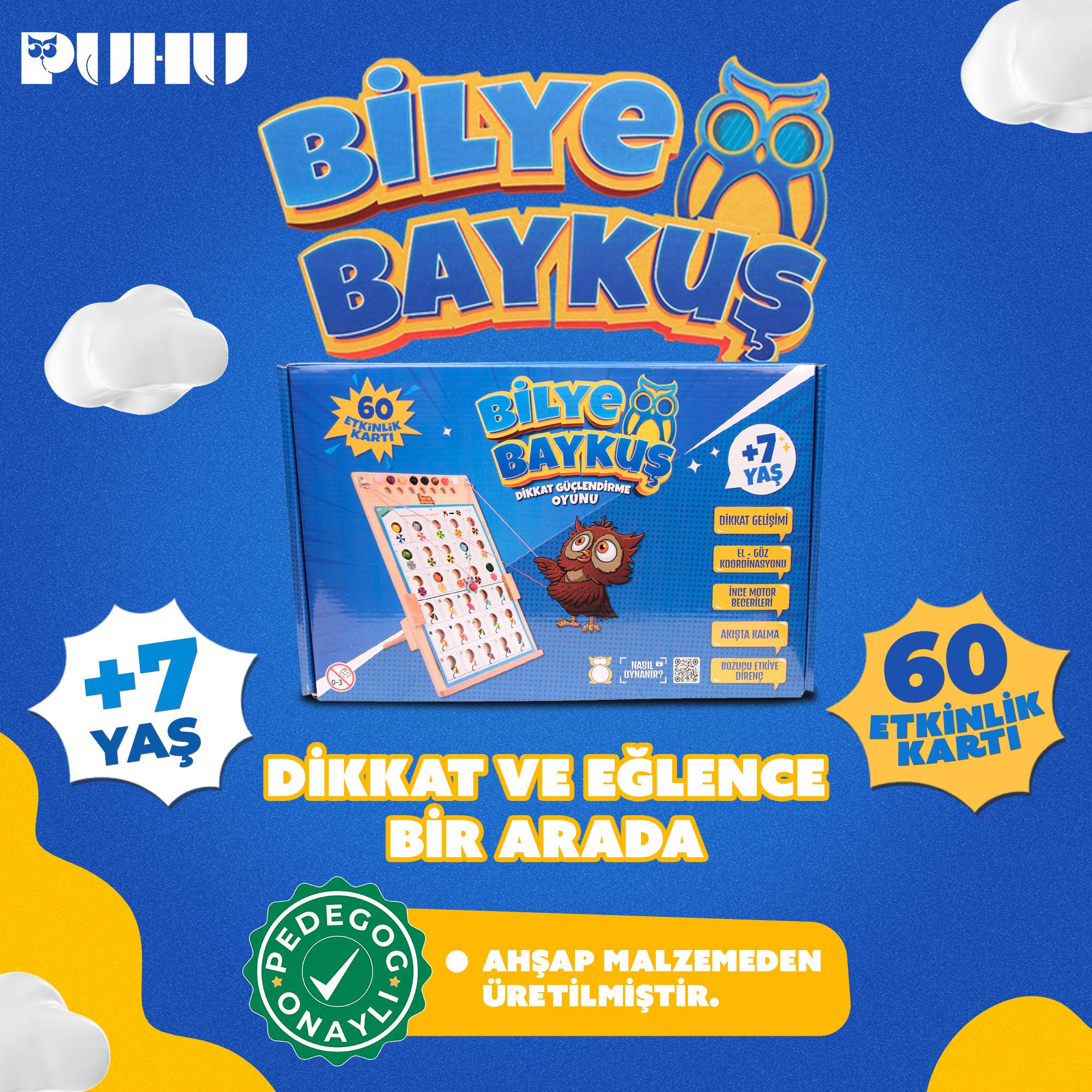 Bilye Baykuş Dikkat Güçlendirme Oyunu (+7 Yaş)