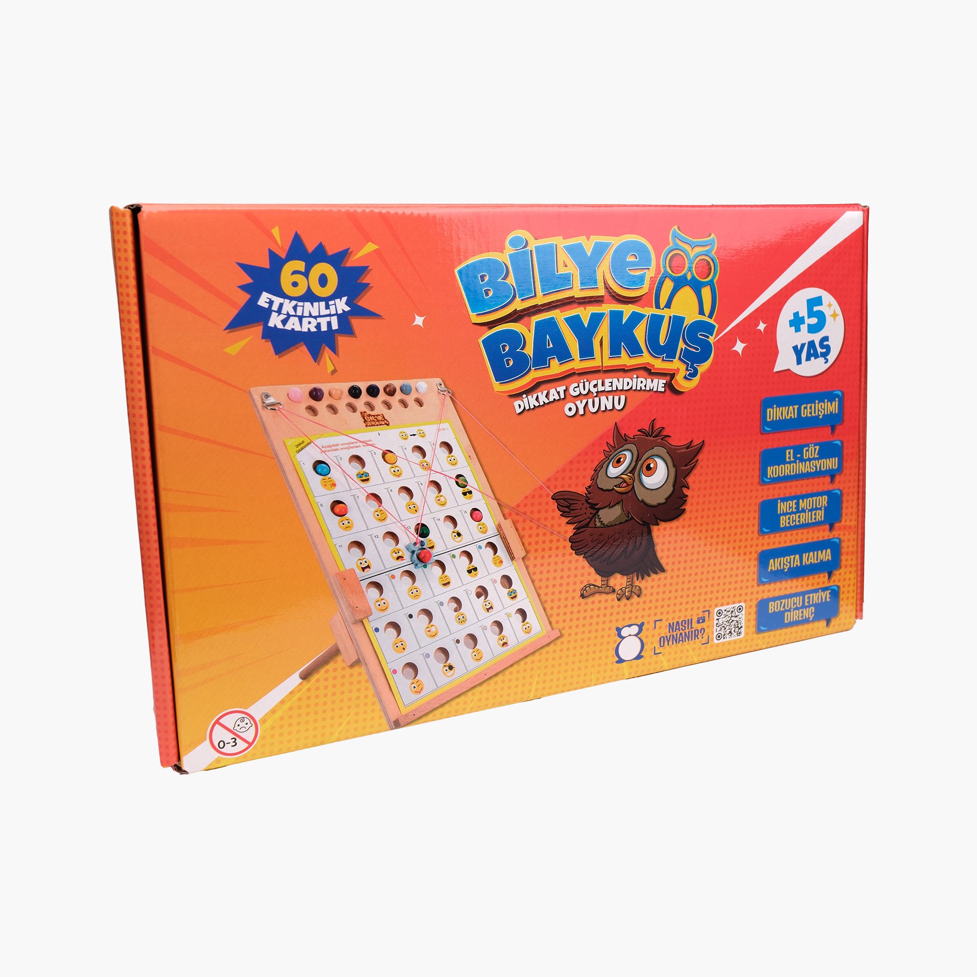 Bilye Baykuş Dikkat Güçlendirme Oyunu (+5 Yaş)