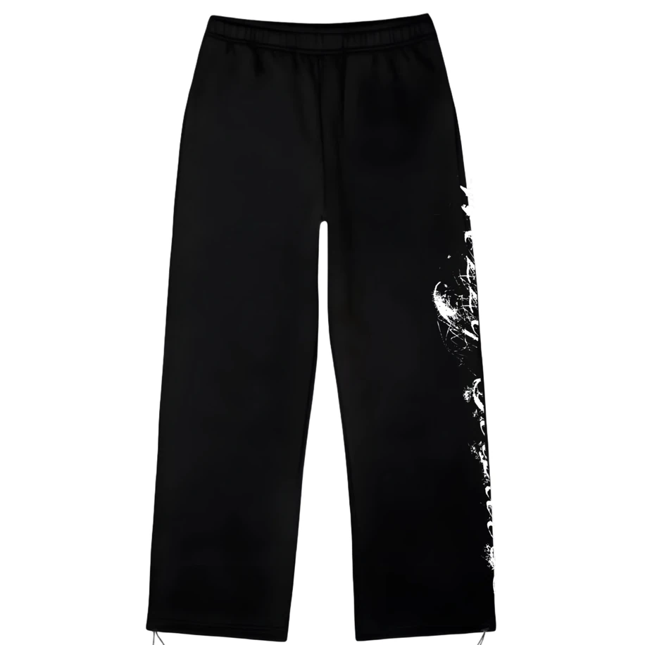 Wezzy Studios Kışlık Ayarlanabilir Paça Oversize Eşofman Altı