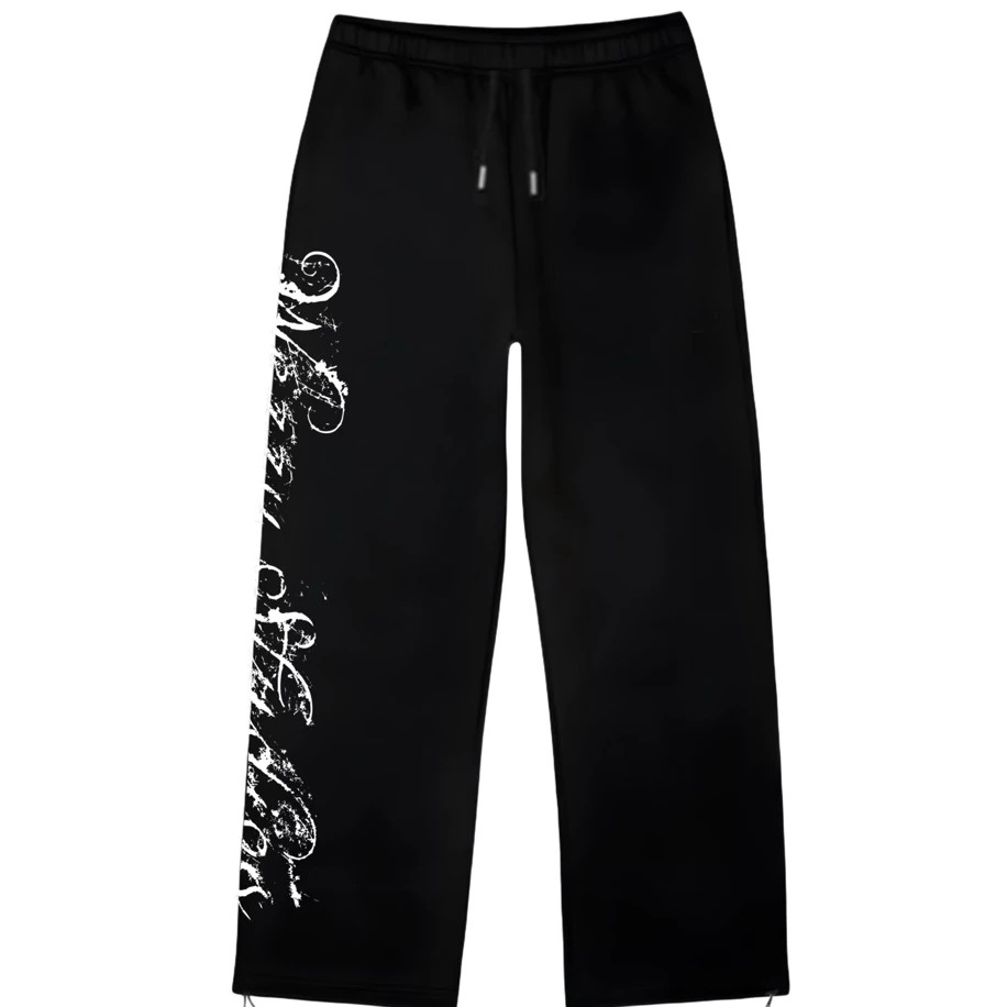 Wezzy Studios Kışlık Ayarlanabilir Paça Oversize Eşofman Altı