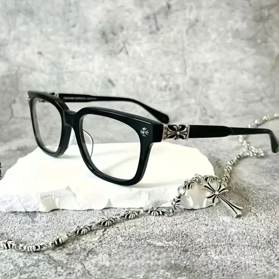 Chrme Black Glasses